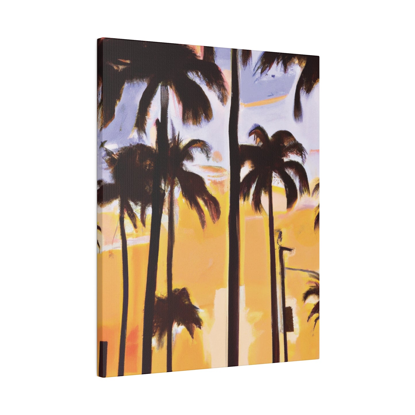 8392O - Miami Beach Sunset Painting Print | Miami | Beach | Sunset | Poster | Home Decor | Wall Art | Canvas