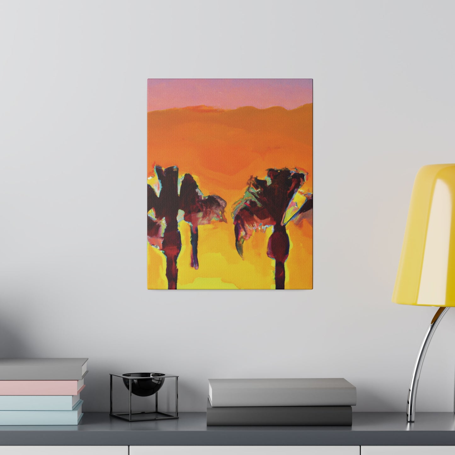 9347V - Miami Beach Sunset Painting Print | Miami | Beach | Sunset | Poster | Home Decor | Wall Art | Canvas