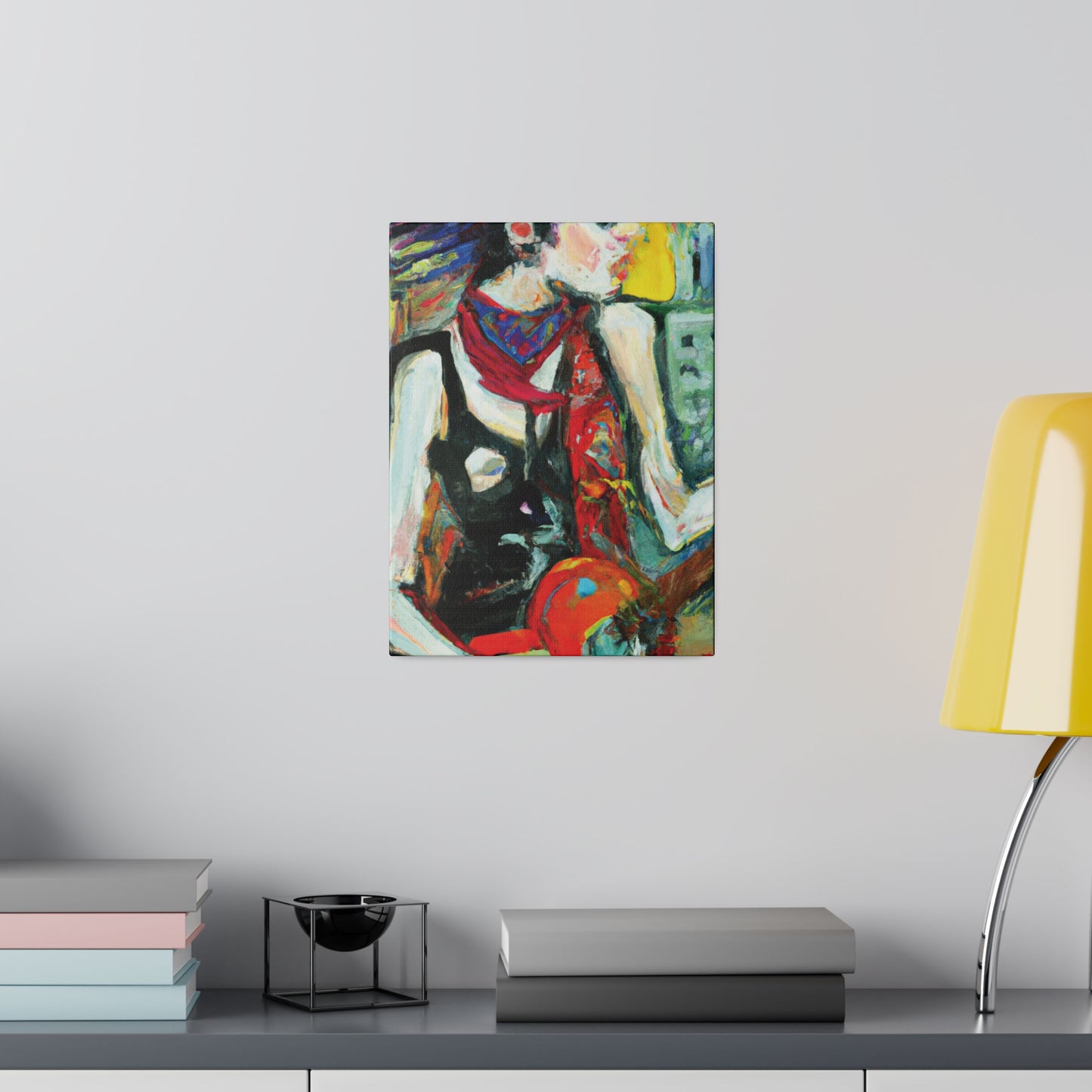 8733Q - Rockstar Oil Painting Style Print | Poster | Home Decor | Wall Art | Music Art | Canvas