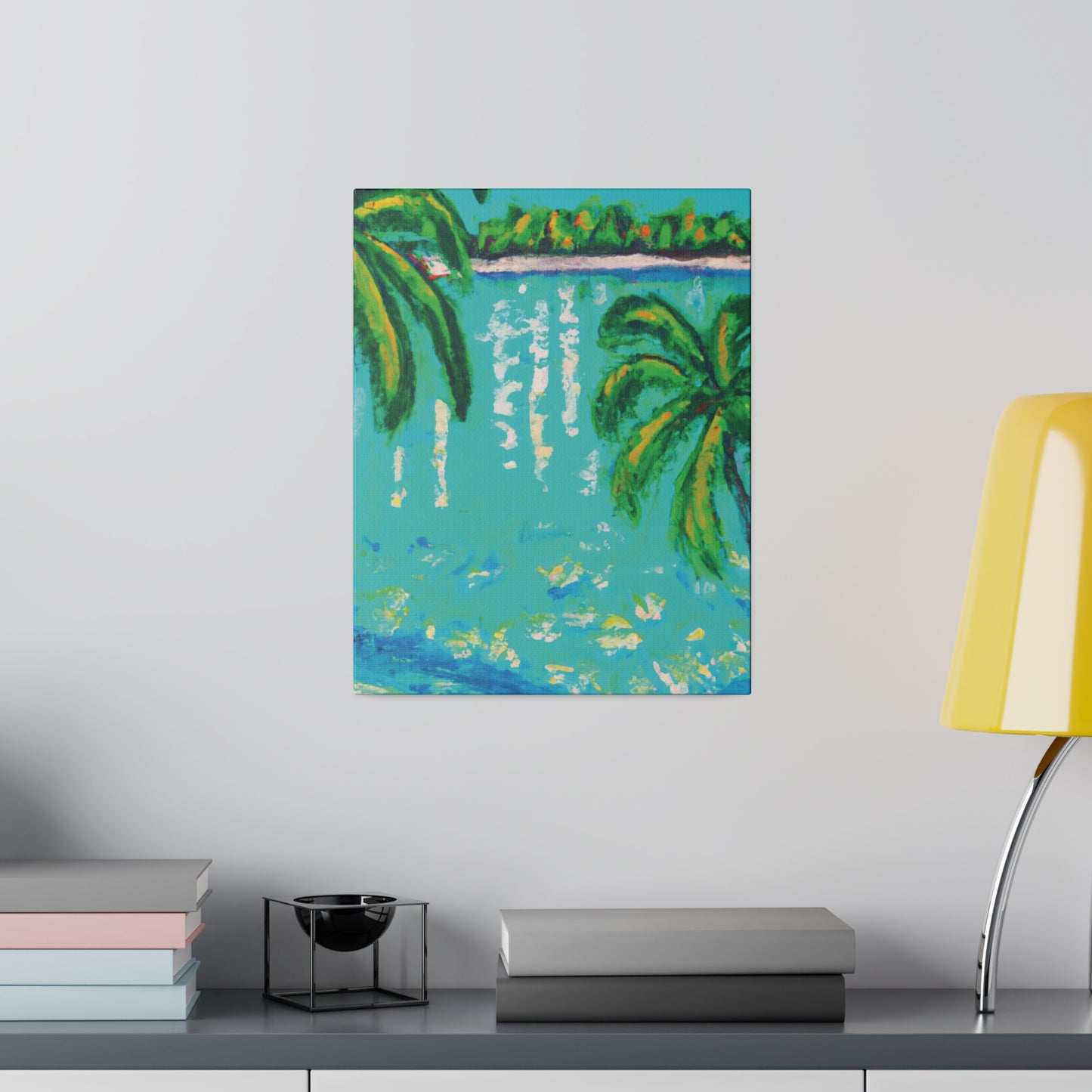 6412Q - Bahamas Ocean Painting Print | Bahamas | Ocean | Beach | Poster | Home Decor | Wall Art | Canvas