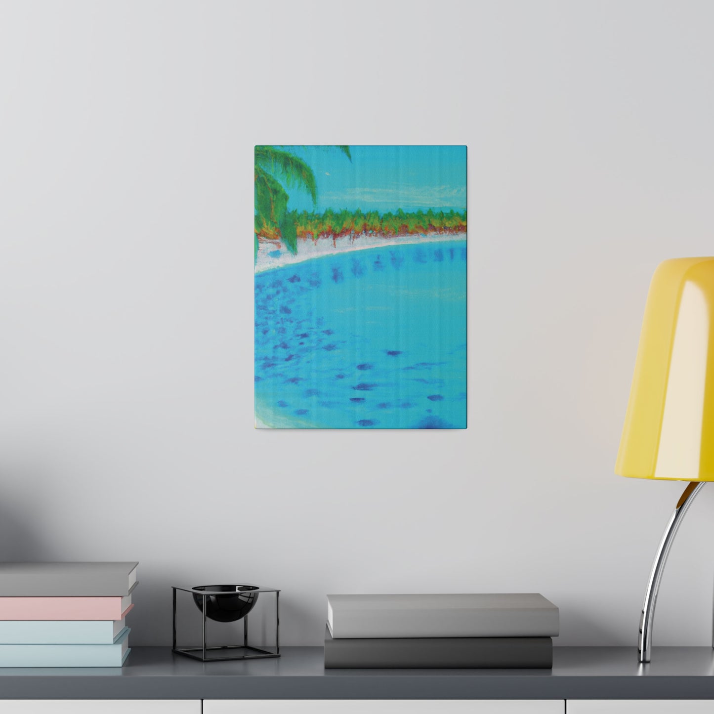 9677R - Bahamas Ocean Painting Print | Bahamas | Ocean | Beach | Poster | Home Decor | Wall Art | Canvas