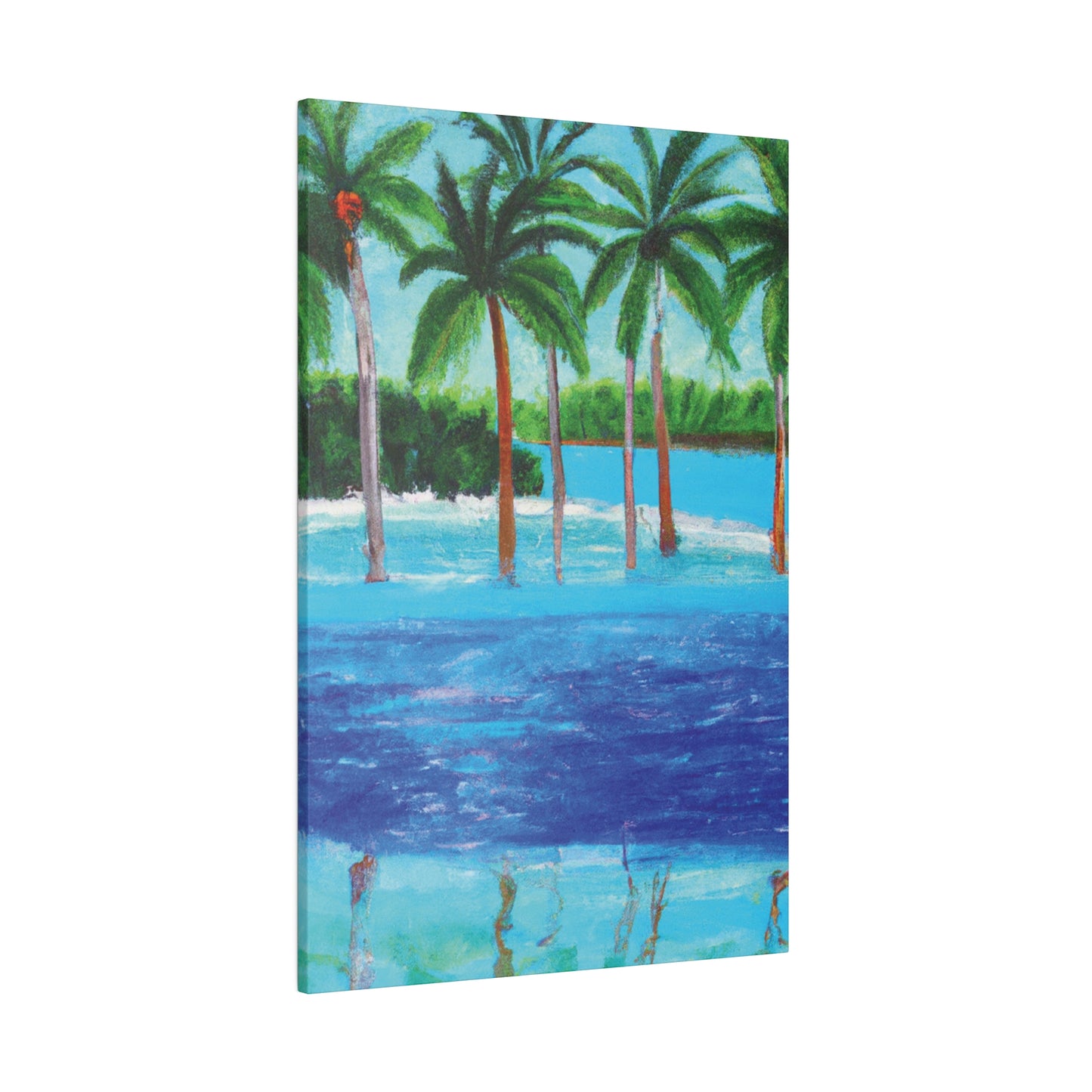 4563X - Bahamas Ocean Painting Print | Bahamas | Ocean | Beach | Poster | Home Decor | Wall Art | Canvas