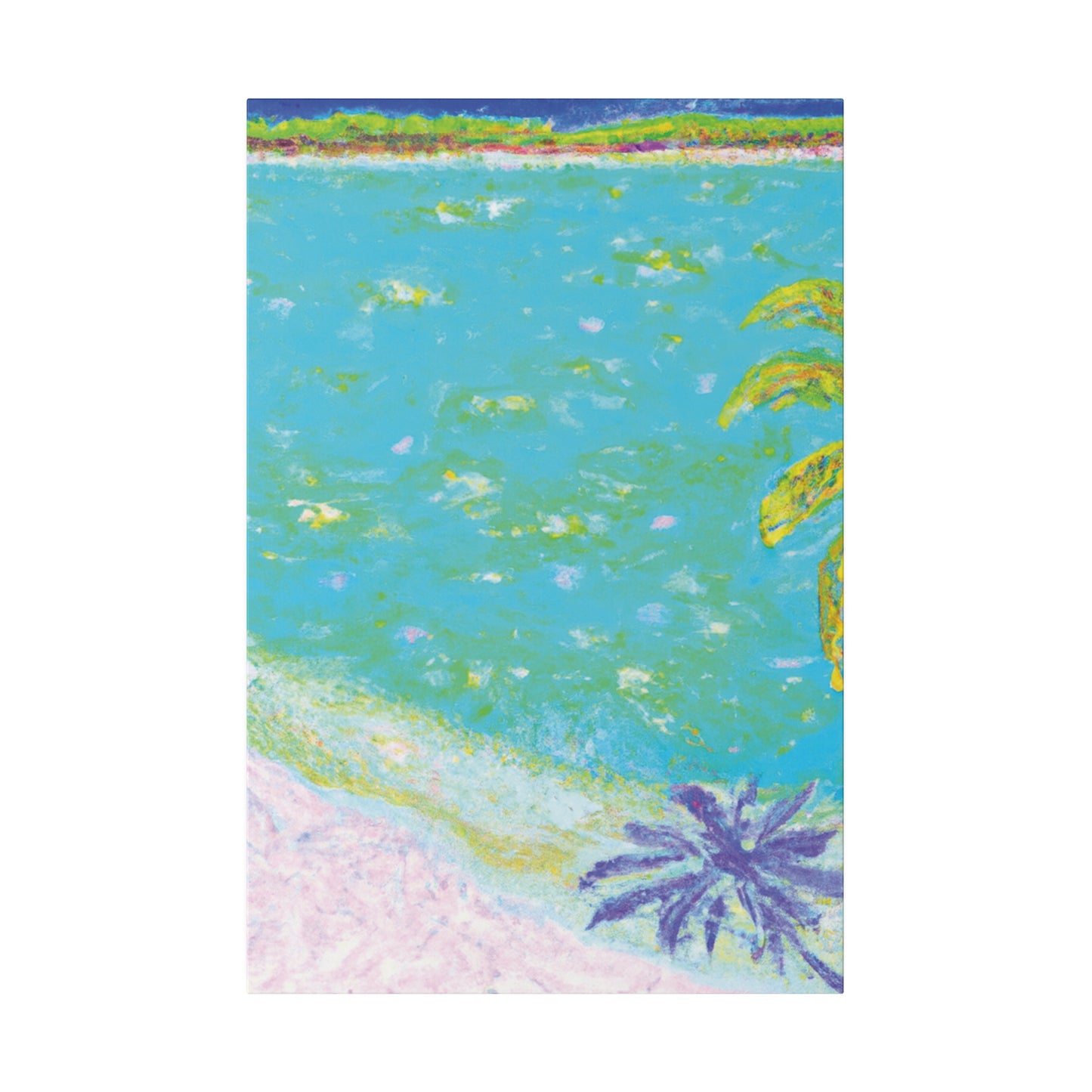 5254Q - Bahamas Ocean Painting Print | Bahamas | Ocean | Beach | Poster | Home Decor | Wall Art | Canvas