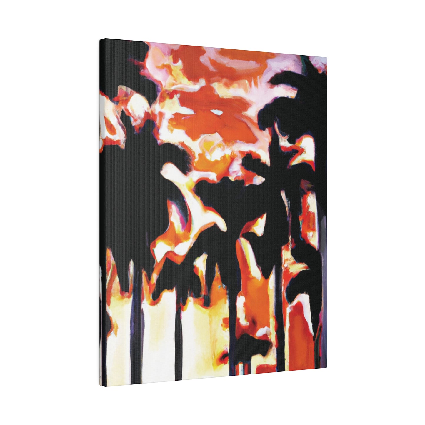 9274N - Miami Beach Sunset Painting Print | Miami | Beach | Sunset | Poster | Home Decor | Wall Art | Canvas