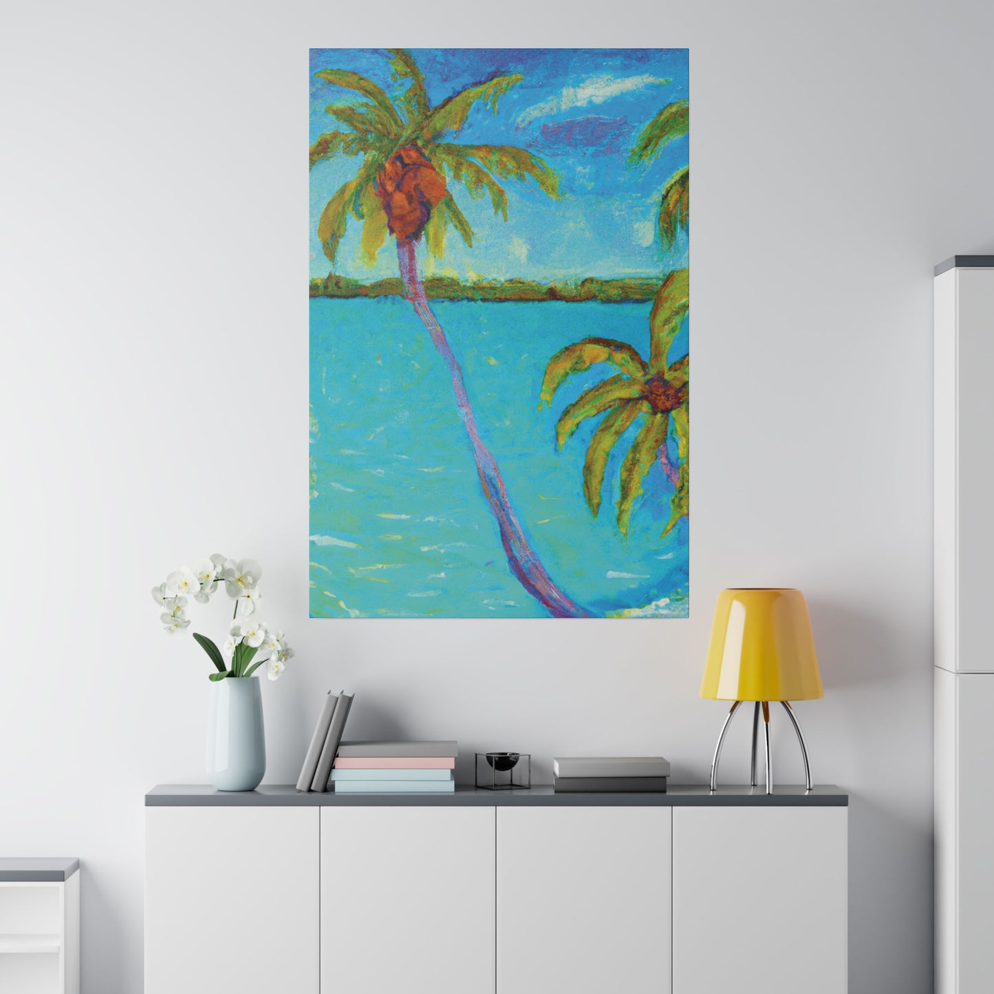 4676F - Bahamas Ocean Painting Print | Bahamas | Ocean | Beach | Poster | Home Decor | Wall Art | Canvas