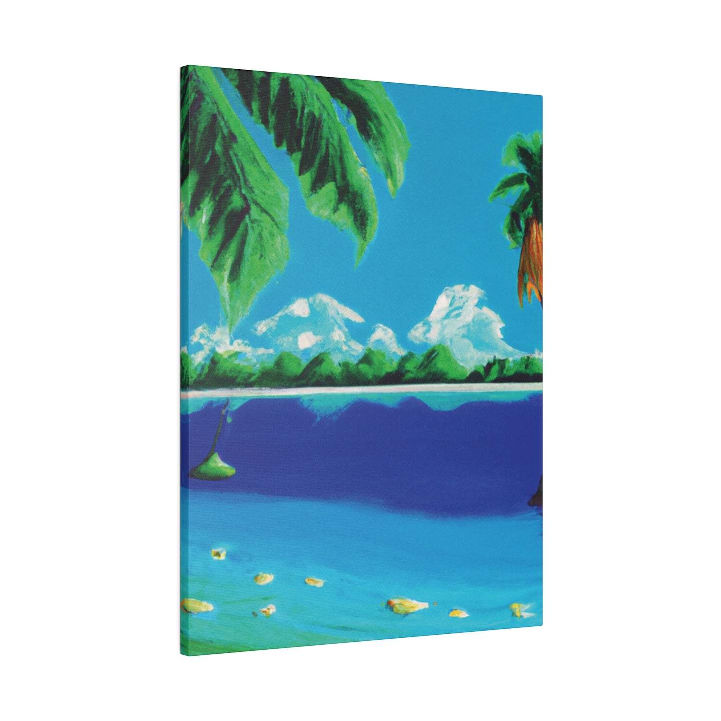 8246P - Bahamas Ocean Painting Print | Bahamas | Ocean | Beach | Poster | Home Decor | Wall Art | Canvas