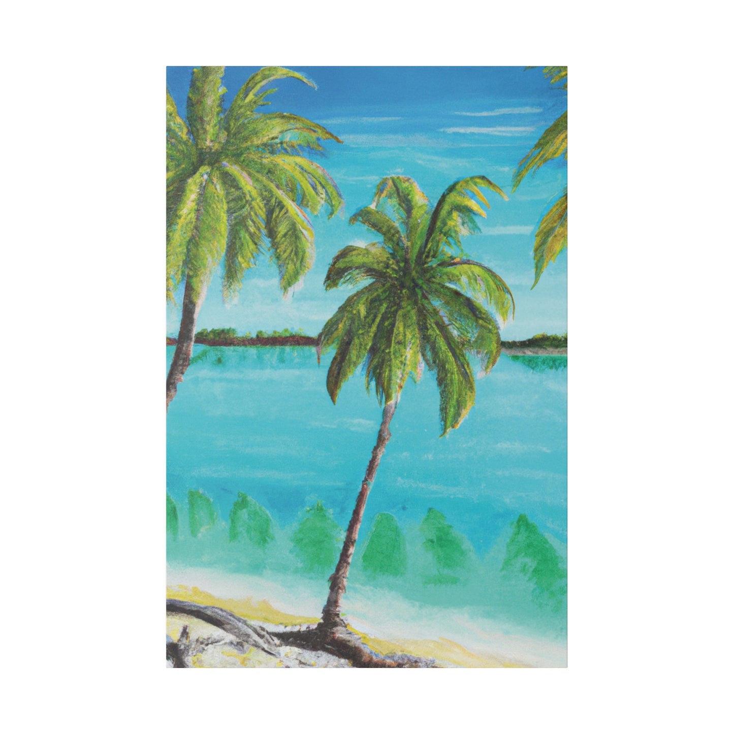 6598N - Bahamas Ocean Painting Print | Bahamas | Ocean | Beach | Poster | Home Decor | Wall Art | Canvas