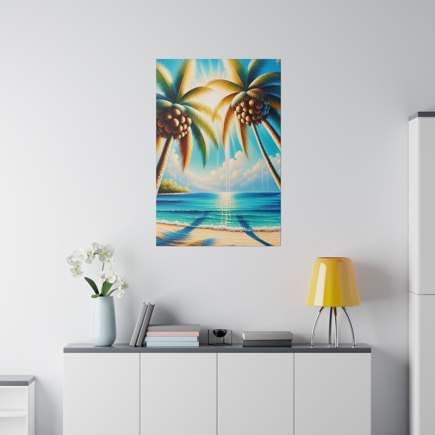 3627F - Bahamas Ocean Painting Print | Bahamas | Ocean | Beach | Poster | Home Decor | Wall Art | Canvas