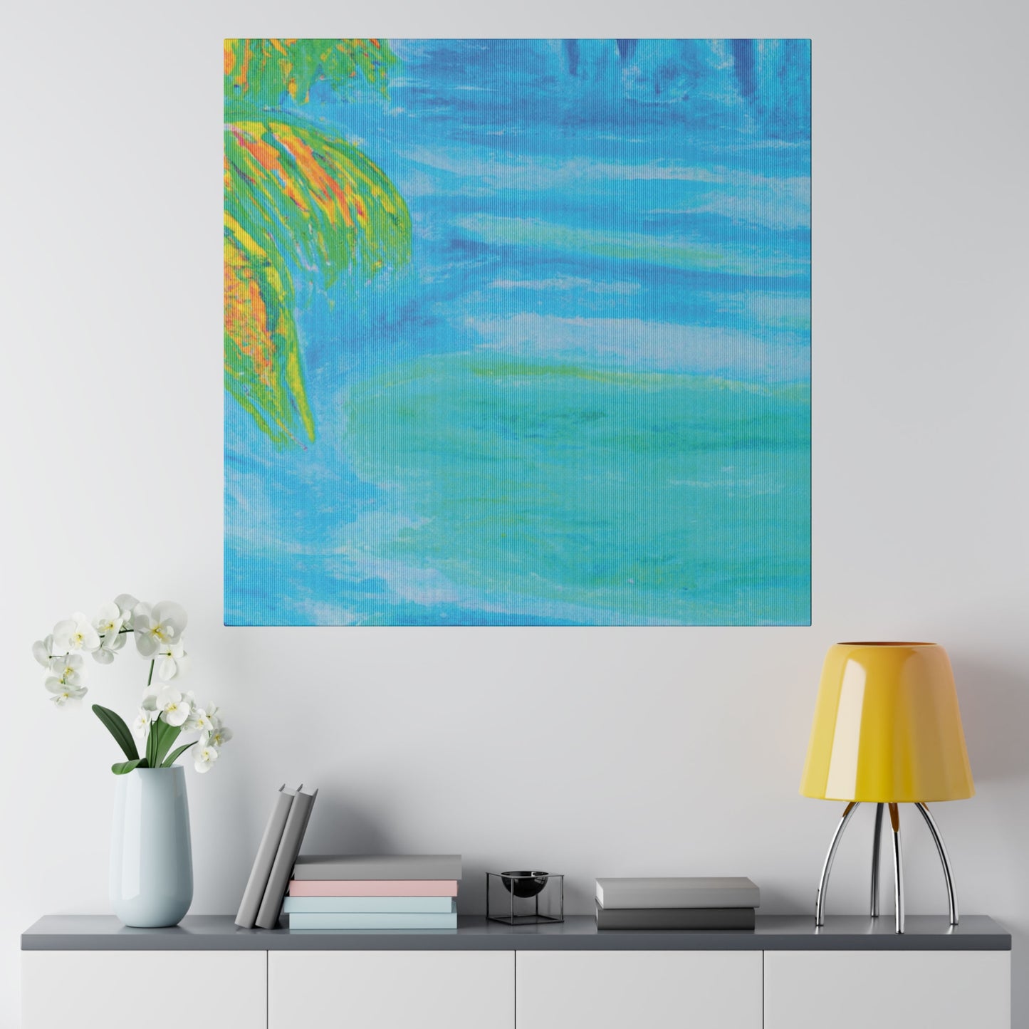 3842G - Bahamas Ocean Painting Print | Bahamas | Ocean | Beach | Poster | Home Decor | Wall Art | Canvas