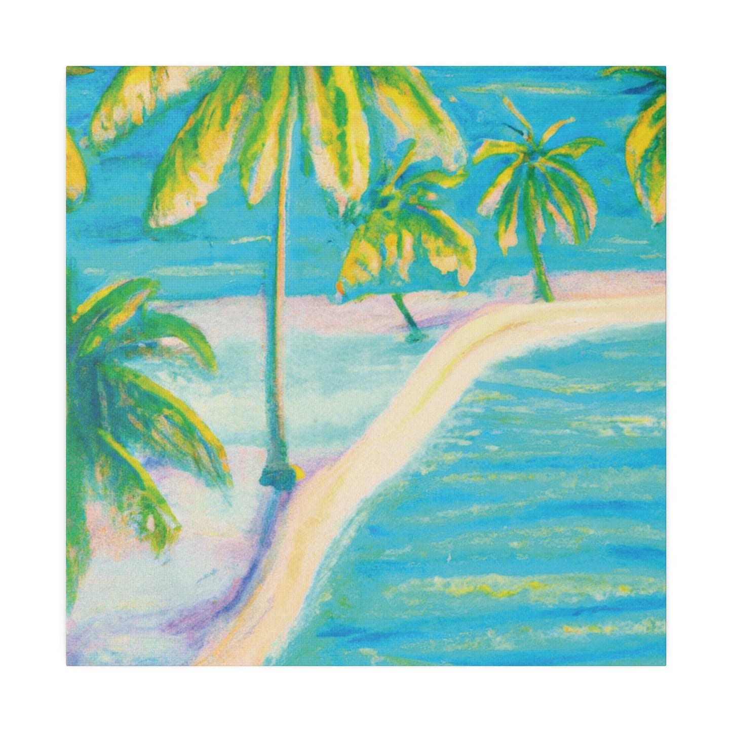 9662V - Bahamas Ocean Painting Print | Bahamas | Ocean | Beach | Poster | Home Decor | Wall Art | Canvas