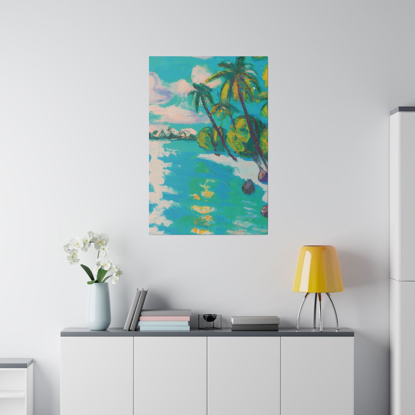 1787U - Bahamas Ocean Painting Print | Bahamas | Ocean | Beach | Poster | Home Decor | Wall Art | Canvas