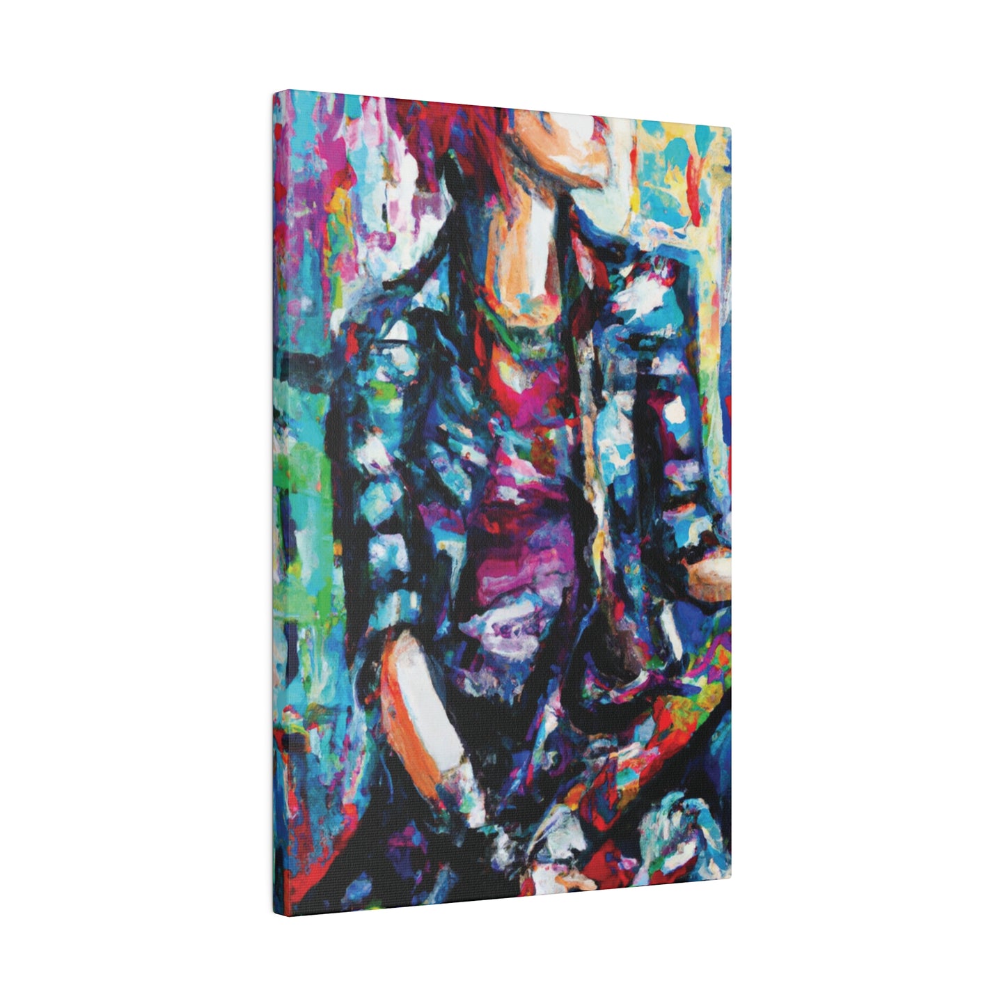 5033P - Rockstar Oil Painting Style Print | Poster | Home Decor | Wall Art | Music Art | Canvas