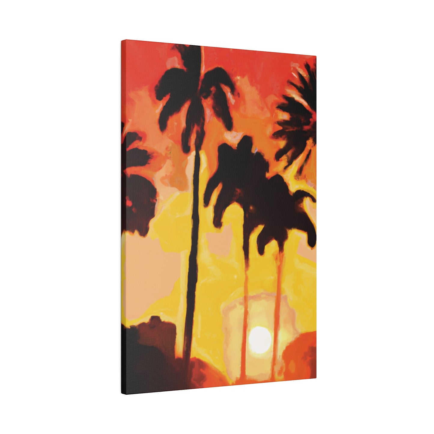 3259B - Miami Beach Sunset Painting Print | Miami | Beach | Sunset | Poster | Home Decor | Wall Art | Canvas