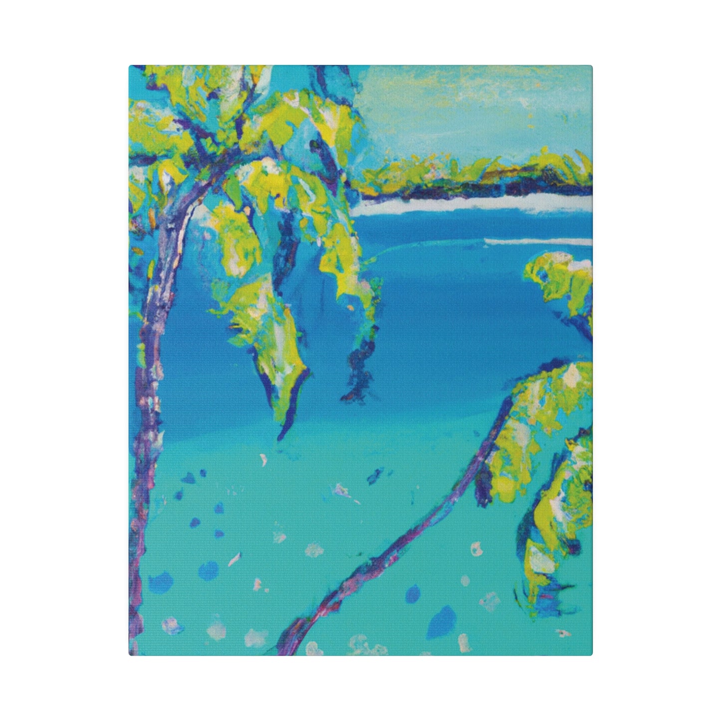 4893N - Bahamas Ocean Painting Print | Bahamas | Ocean | Beach | Poster | Home Decor | Wall Art | Canvas