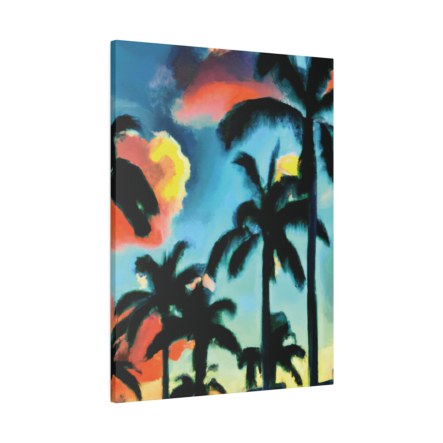 8724W - Miami Beach Sunset Painting Print | Miami | Beach | Sunset | Poster | Home Decor | Wall Art | Canvas