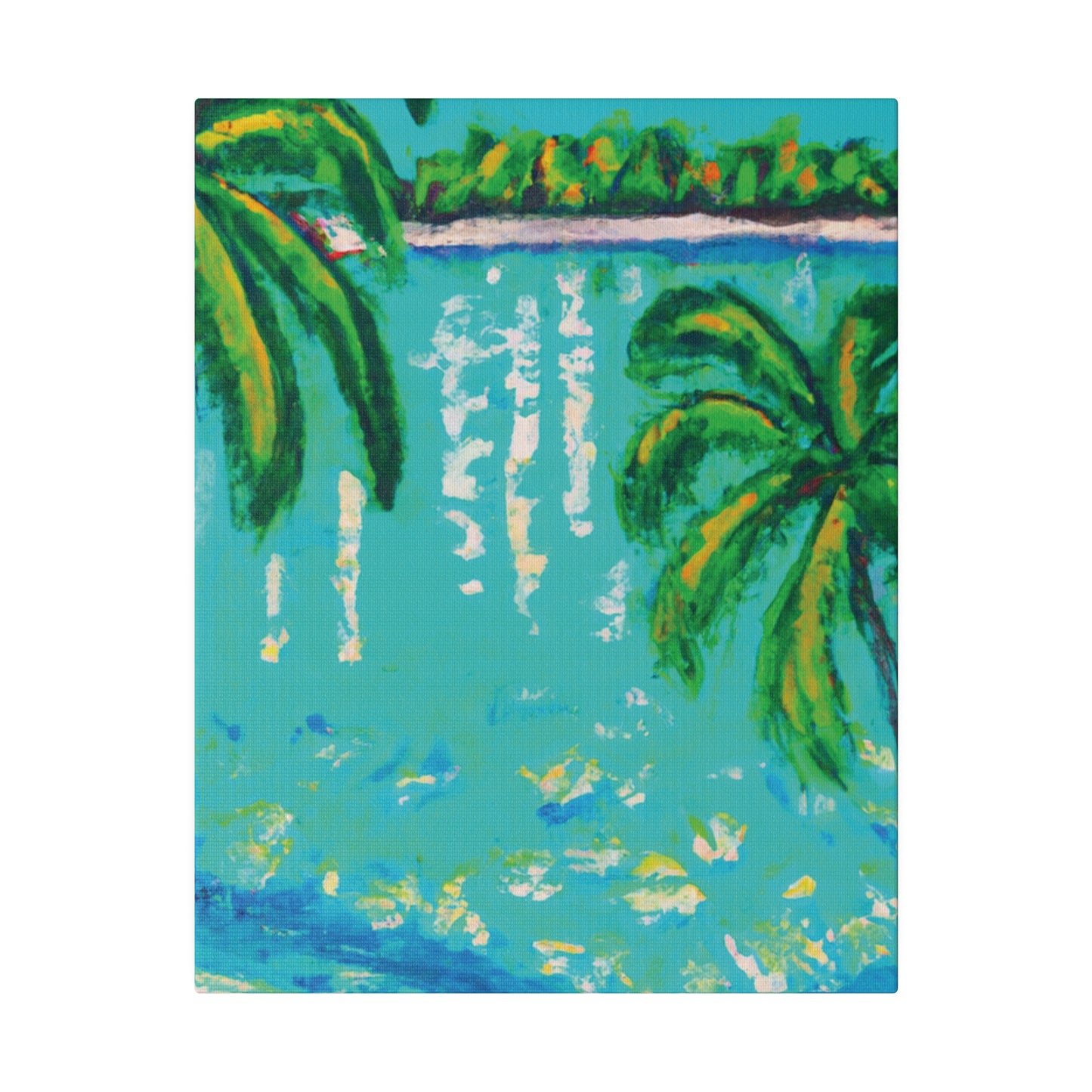 6412Q - Bahamas Ocean Painting Print | Bahamas | Ocean | Beach | Poster | Home Decor | Wall Art | Canvas