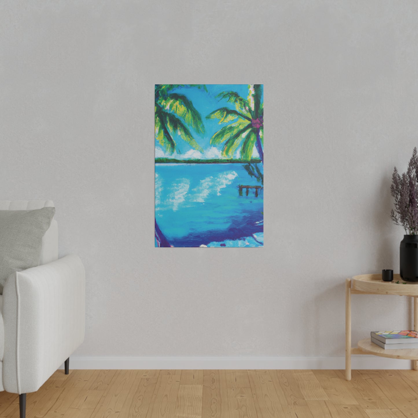 7583G - Bahamas Ocean Painting Print | Bahamas | Ocean | Beach | Poster | Home Decor | Wall Art | Canvas