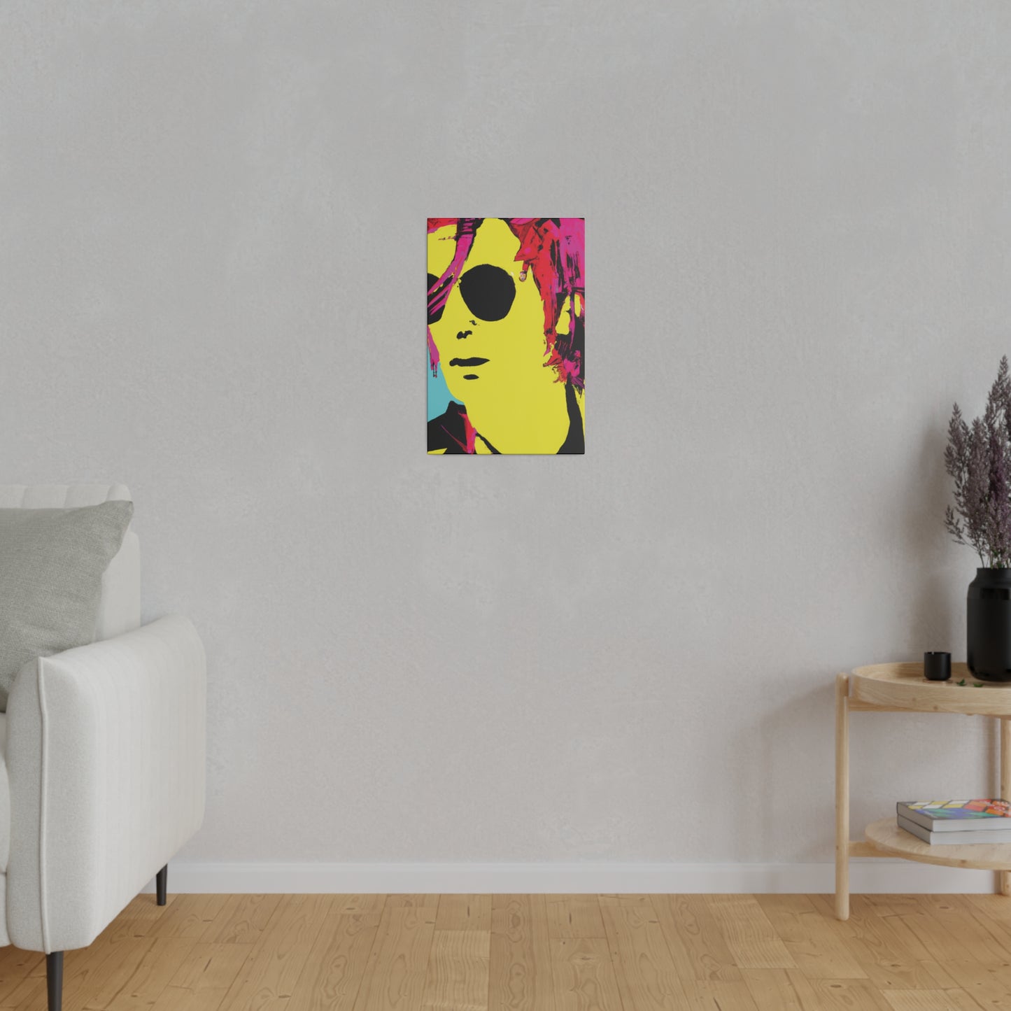 4543A - Rockstar Painting Print | Face | Abstract | Poster | Home Decor | Wall Art | Music Art | Canvas