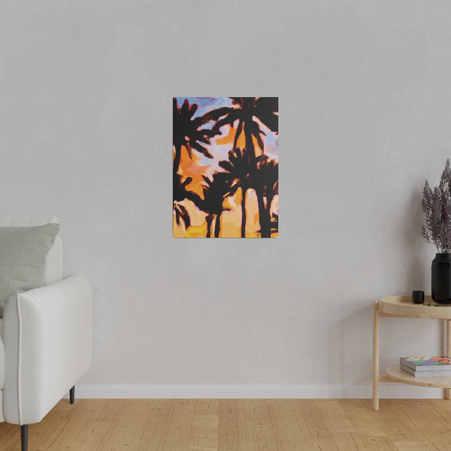 6159K - Miami Beach Sunset Painting Print | Miami | Beach | Sunset | Poster | Home Decor | Wall Art | Canvas