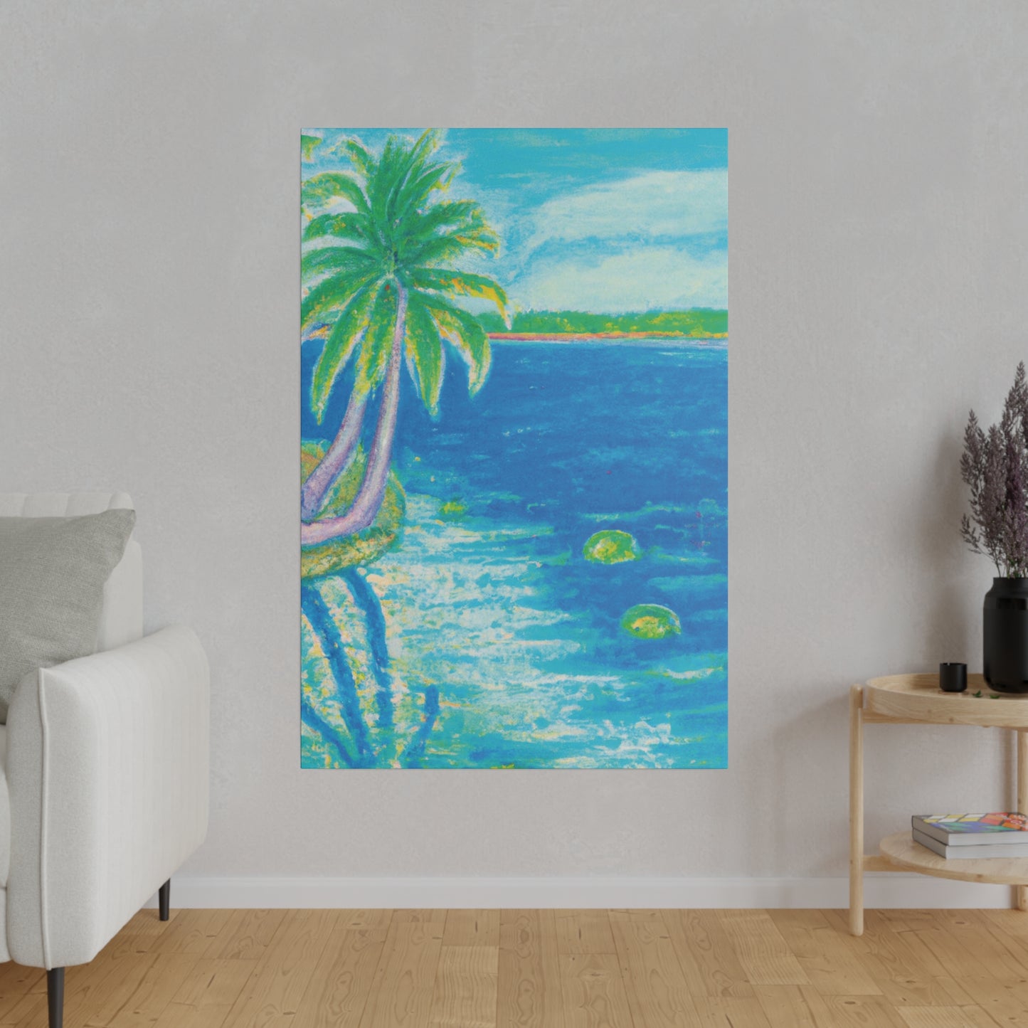 5683A - Bahamas Ocean Painting Print | Bahamas | Ocean | Beach | Poster | Home Decor | Wall Art | Canvas