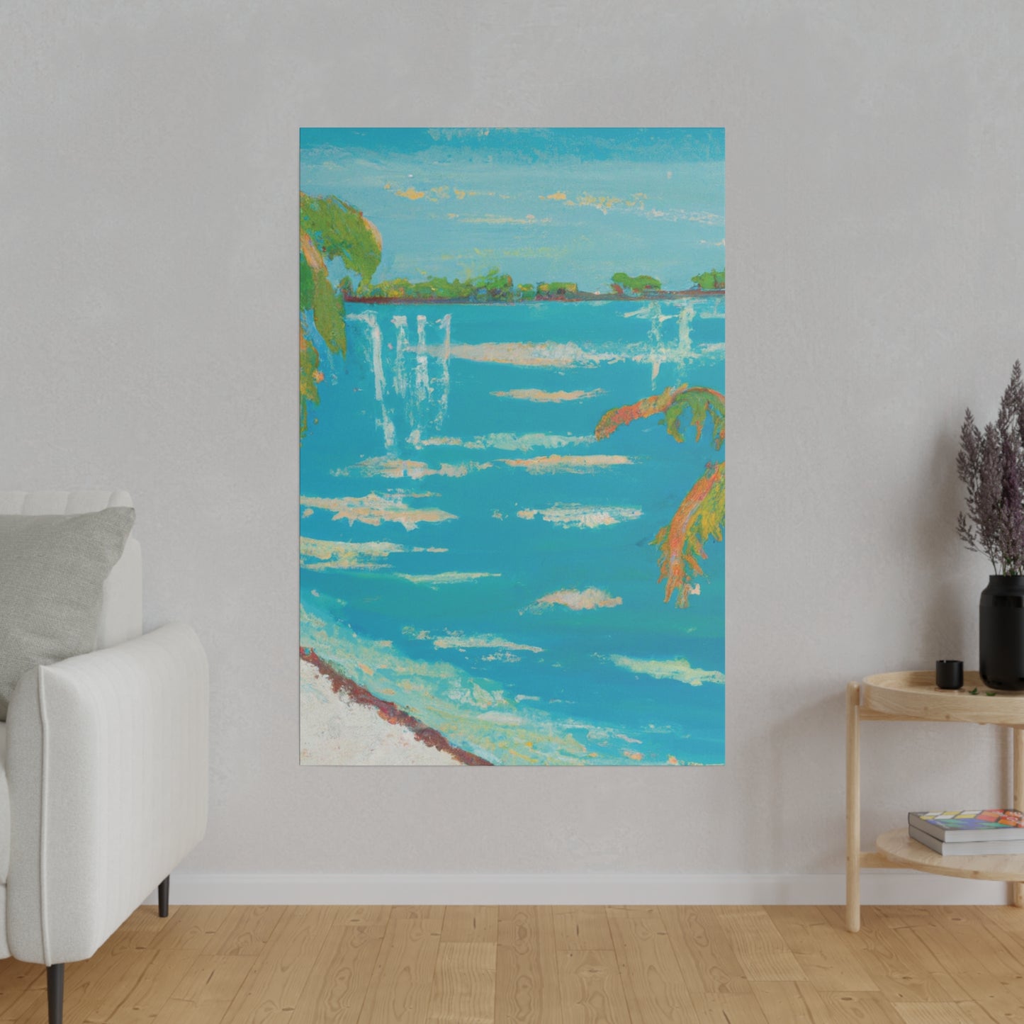 6820F - Bahamas Ocean Painting Print | Bahamas | Ocean | Beach | Poster | Home Decor | Wall Art | Canvas