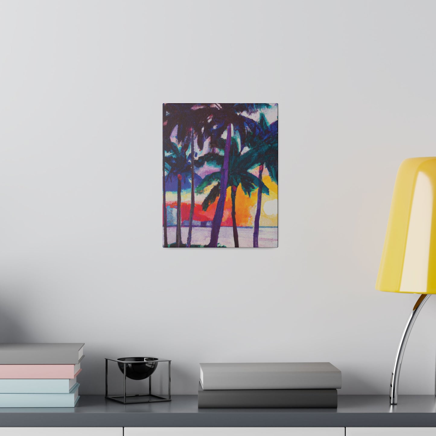 3259X - Miami Beach Sunset Painting Print | Miami | Beach | Sunset | Poster | Home Decor | Wall Art | Canvas