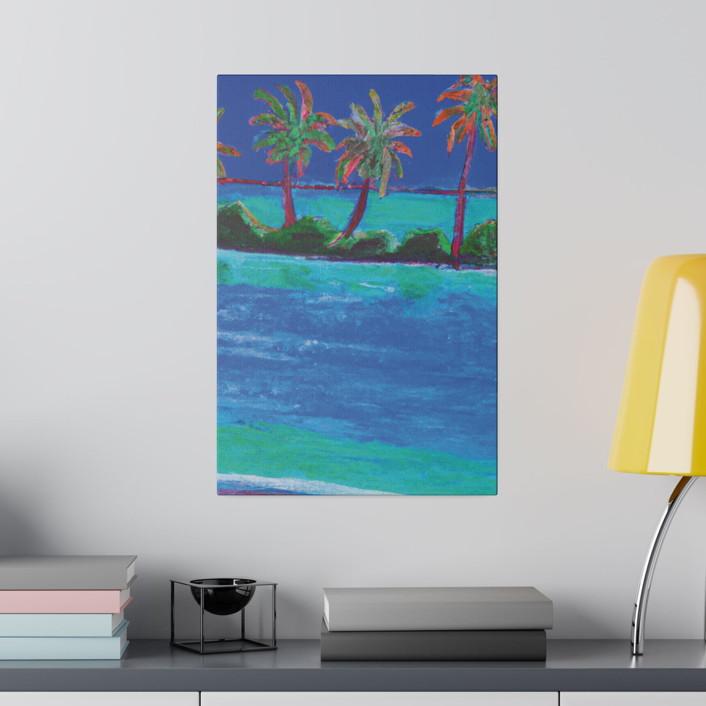 7454G - Bahamas Ocean Painting Print | Bahamas | Ocean | Beach | Poster | Home Decor | Wall Art | Canvas