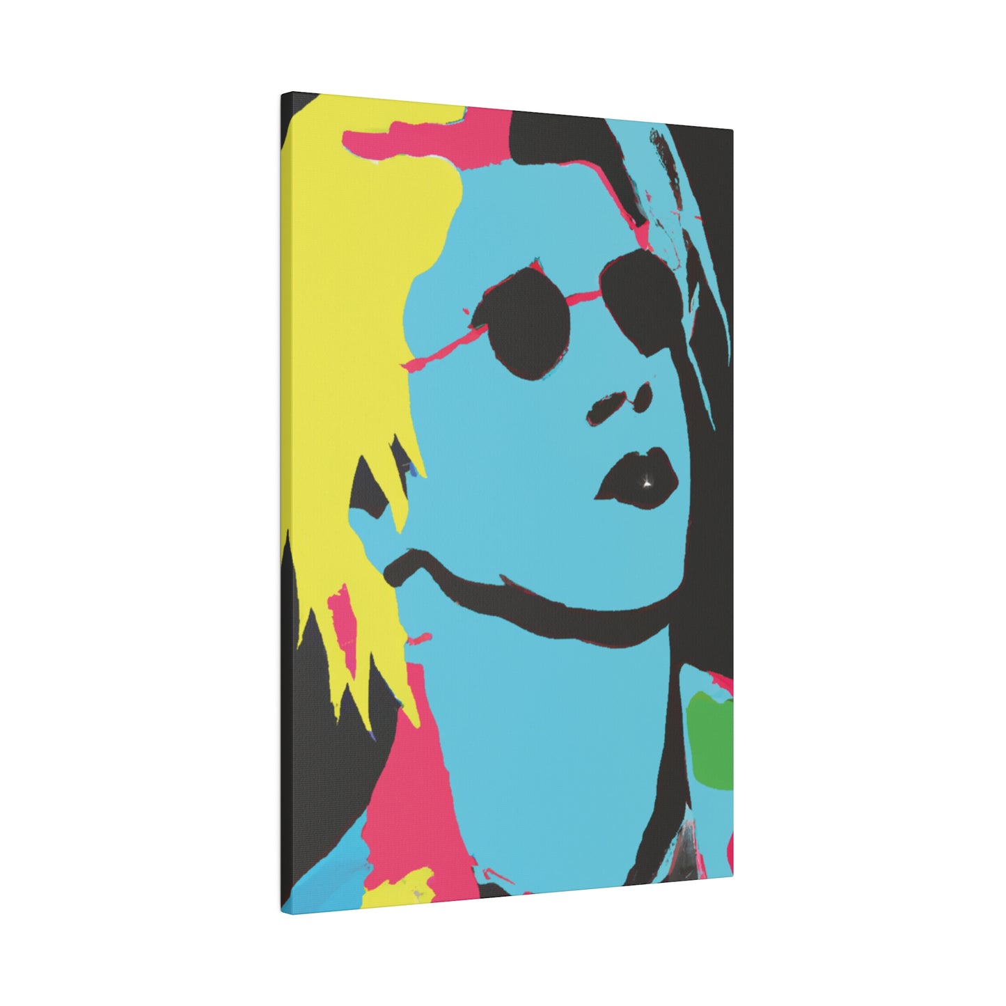 7179A - Rockstar Painting Print | Face | Abstract | Poster | Home Decor | Wall Art | Music Art | Canvas