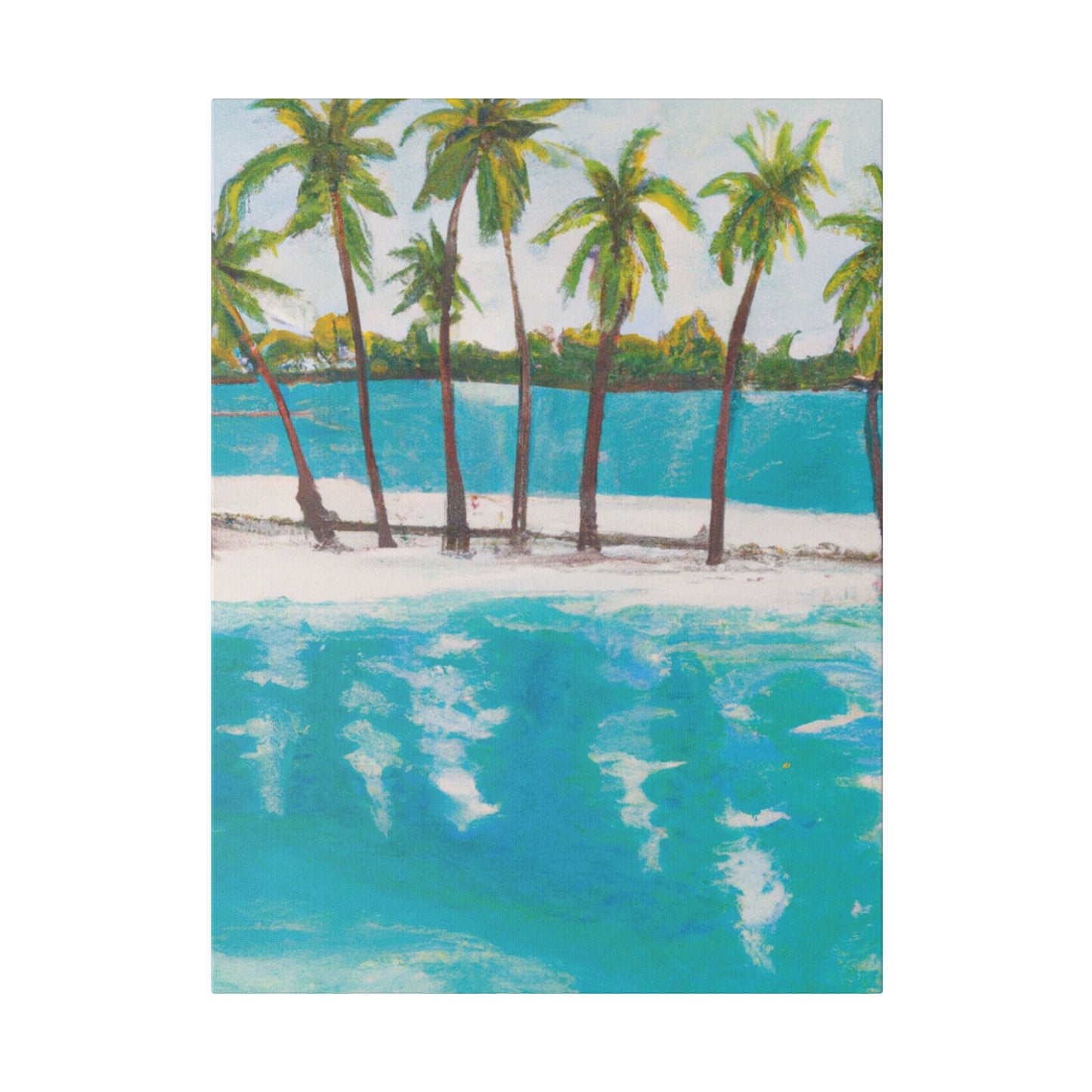 8045G - Bahamas Ocean Painting Print | Bahamas | Ocean | Beach | Poster | Home Decor | Wall Art | Canvas