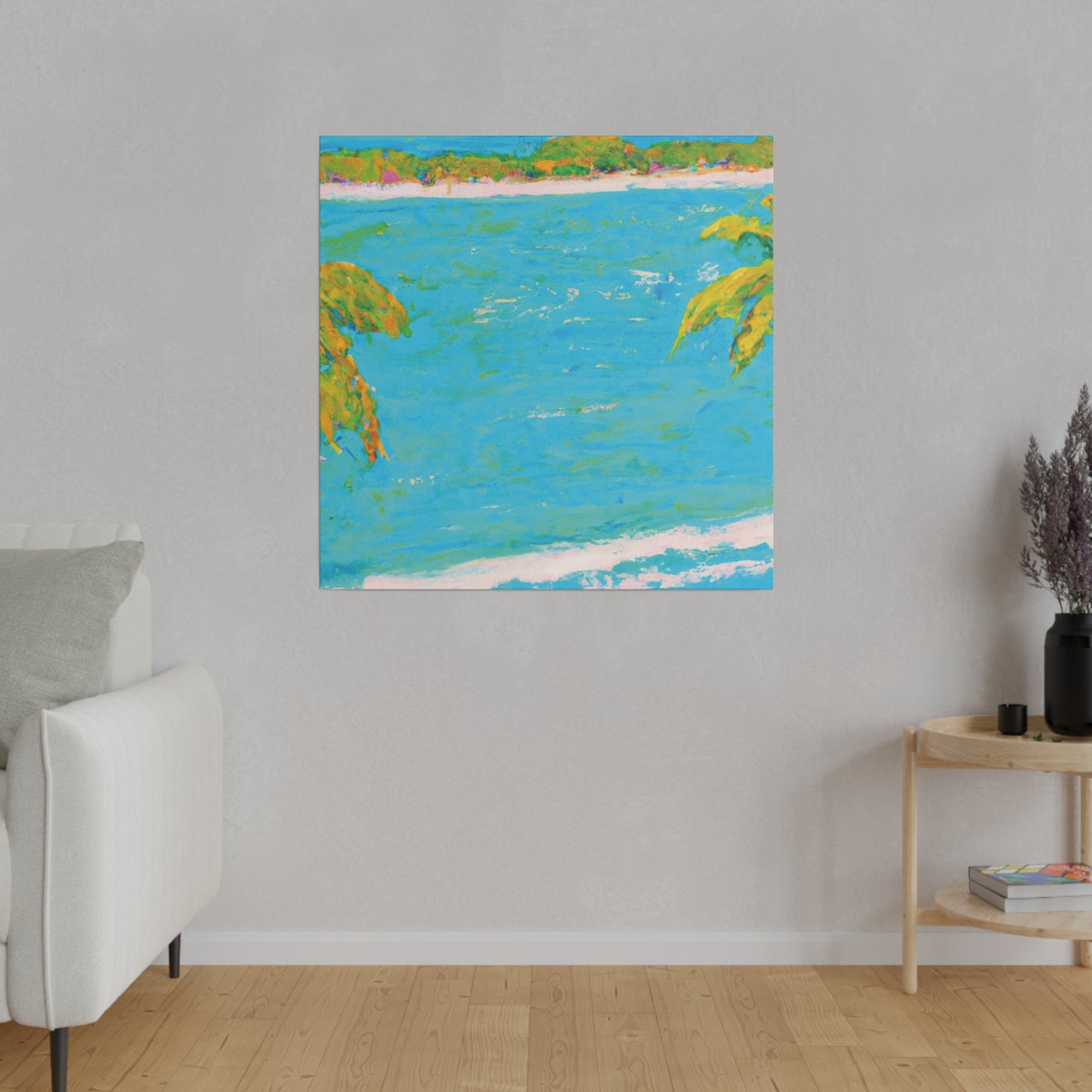 4783Z - Bahamas Ocean Painting Print | Bahamas | Ocean | Beach | Poster | Home Decor | Wall Art | Canvas