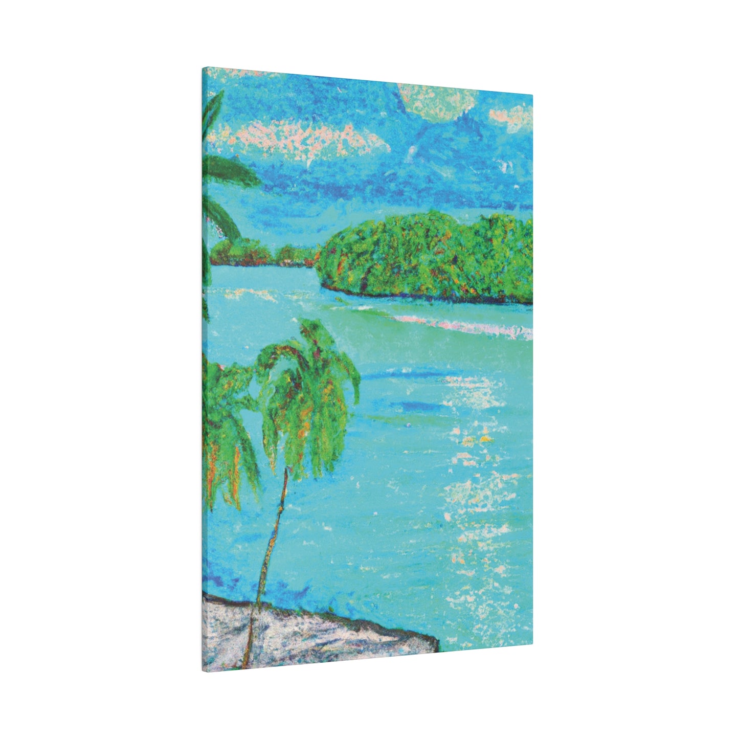 8239F - Bahamas Ocean Painting Print | Bahamas | Ocean | Beach | Poster | Home Decor | Wall Art | Canvas