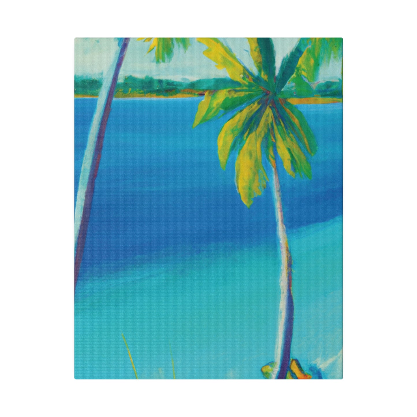 7593L - Bahamas Ocean Painting Print | Bahamas | Ocean | Beach | Poster | Home Decor | Wall Art | Canvas