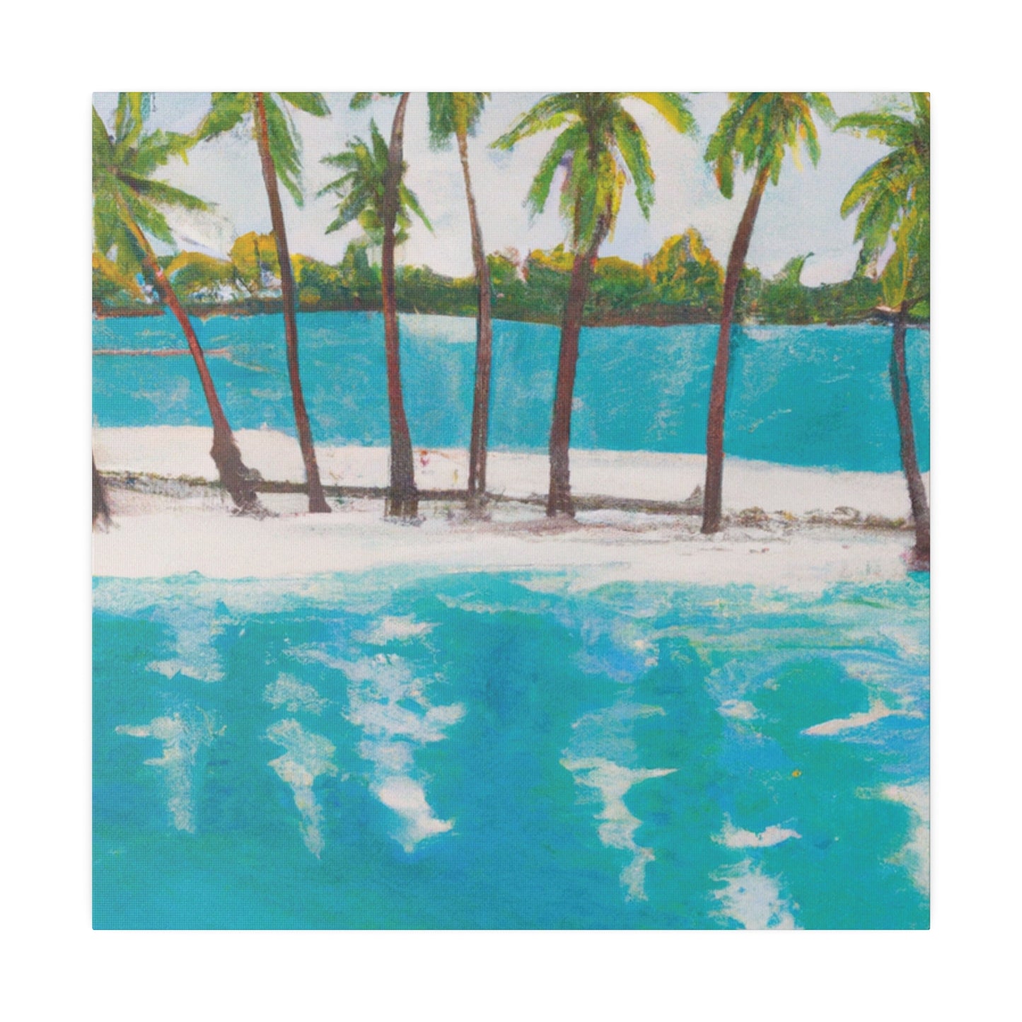 8045G - Bahamas Ocean Painting Print | Bahamas | Ocean | Beach | Poster | Home Decor | Wall Art | Canvas