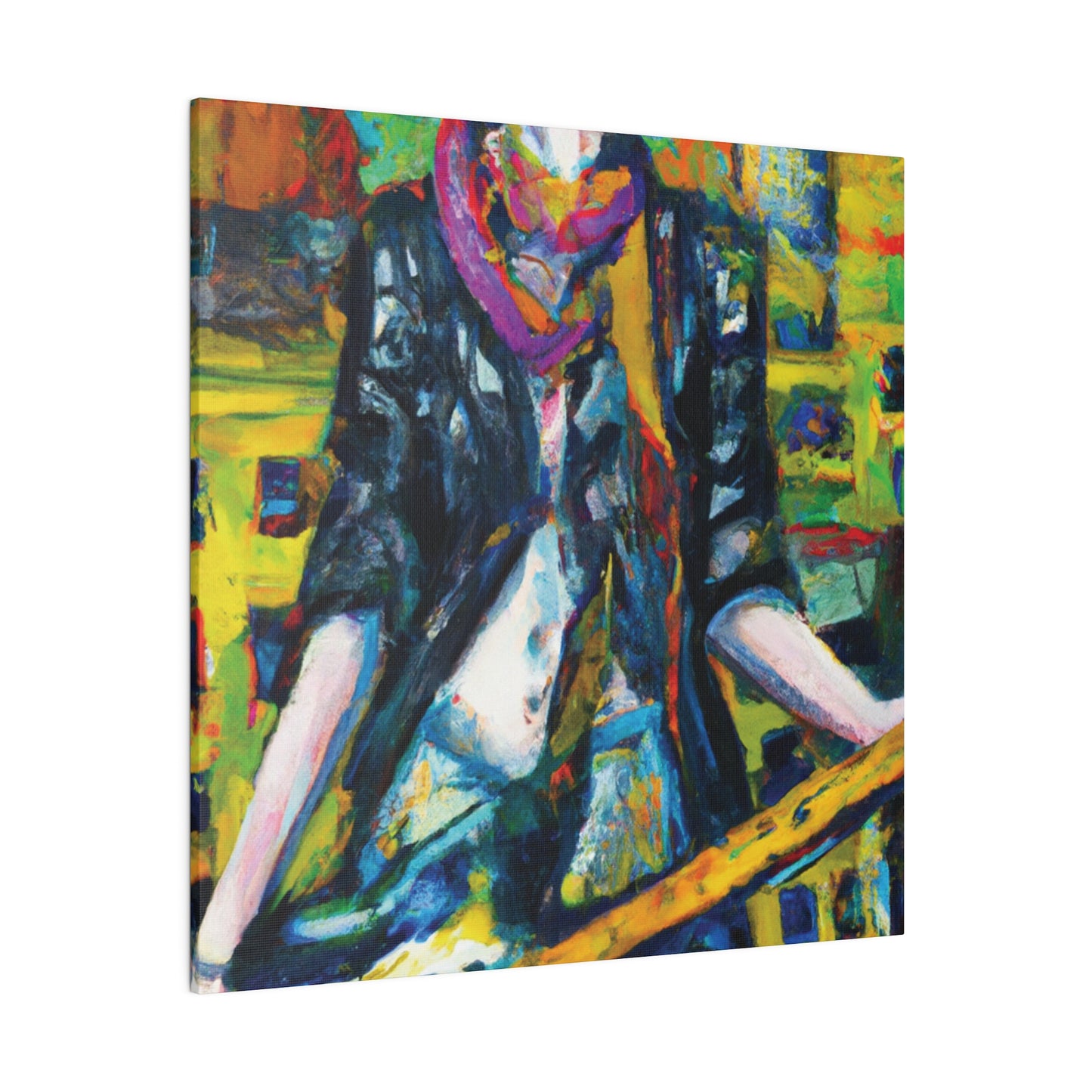 3589A - Rockstar Oil Painting Style Print | Poster | Home Decor | Wall Art | Music Art | Canvas