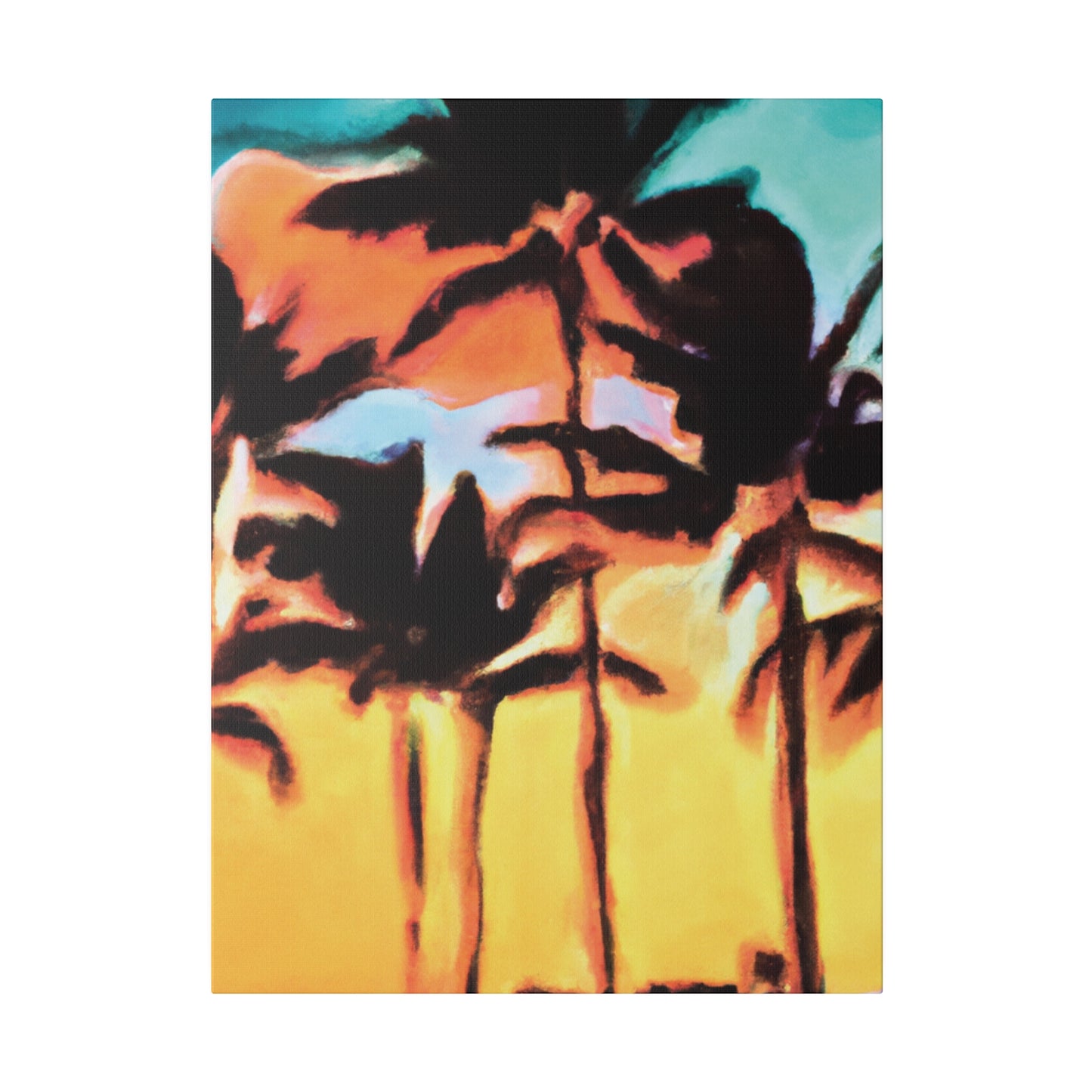 6306Z - Miami Beach Sunset Painting Print | Miami | Beach | Sunset | Poster | Home Decor | Wall Art | Canvas