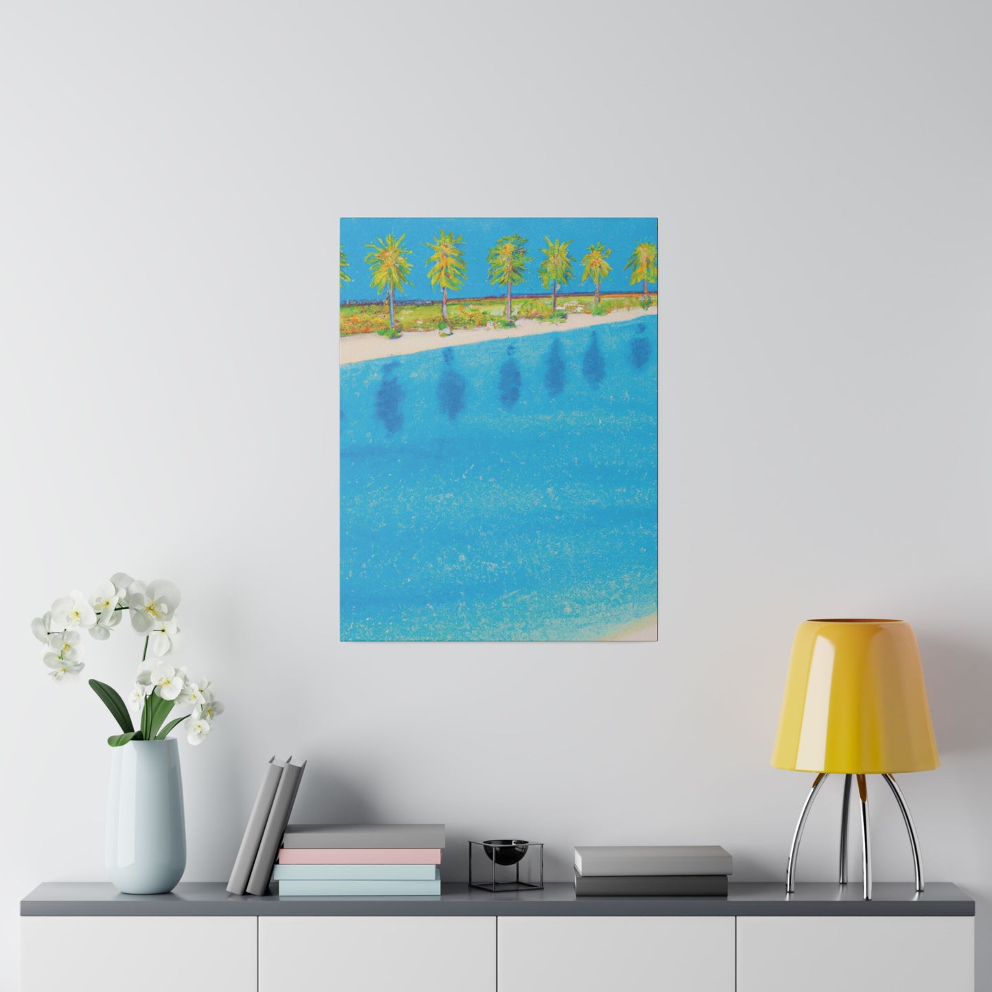 3877G - Bahamas Ocean Painting Print | Bahamas | Ocean | Beach | Poster | Home Decor | Wall Art | Canvas