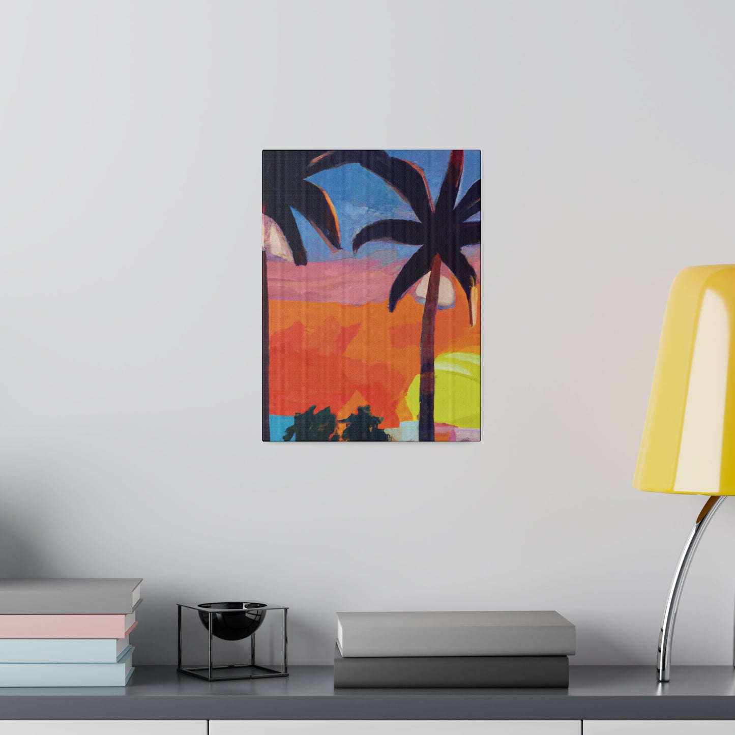 7368X - Miami Beach Sunset Painting Print | Miami | Beach | Sunset | Poster | Home Decor | Wall Art | Canvas