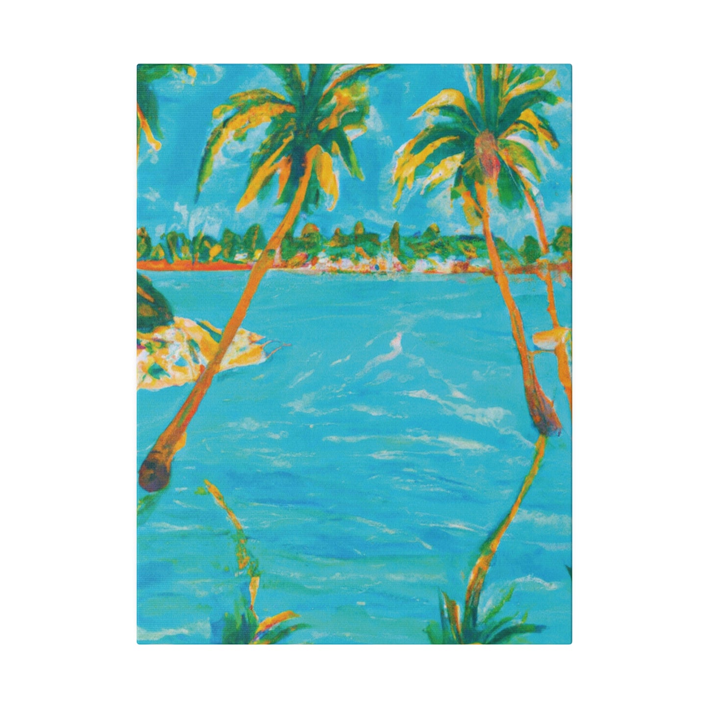 4338G - Bahamas Ocean Painting Print | Bahamas | Ocean | Beach | Poster | Home Decor | Wall Art | Canvas