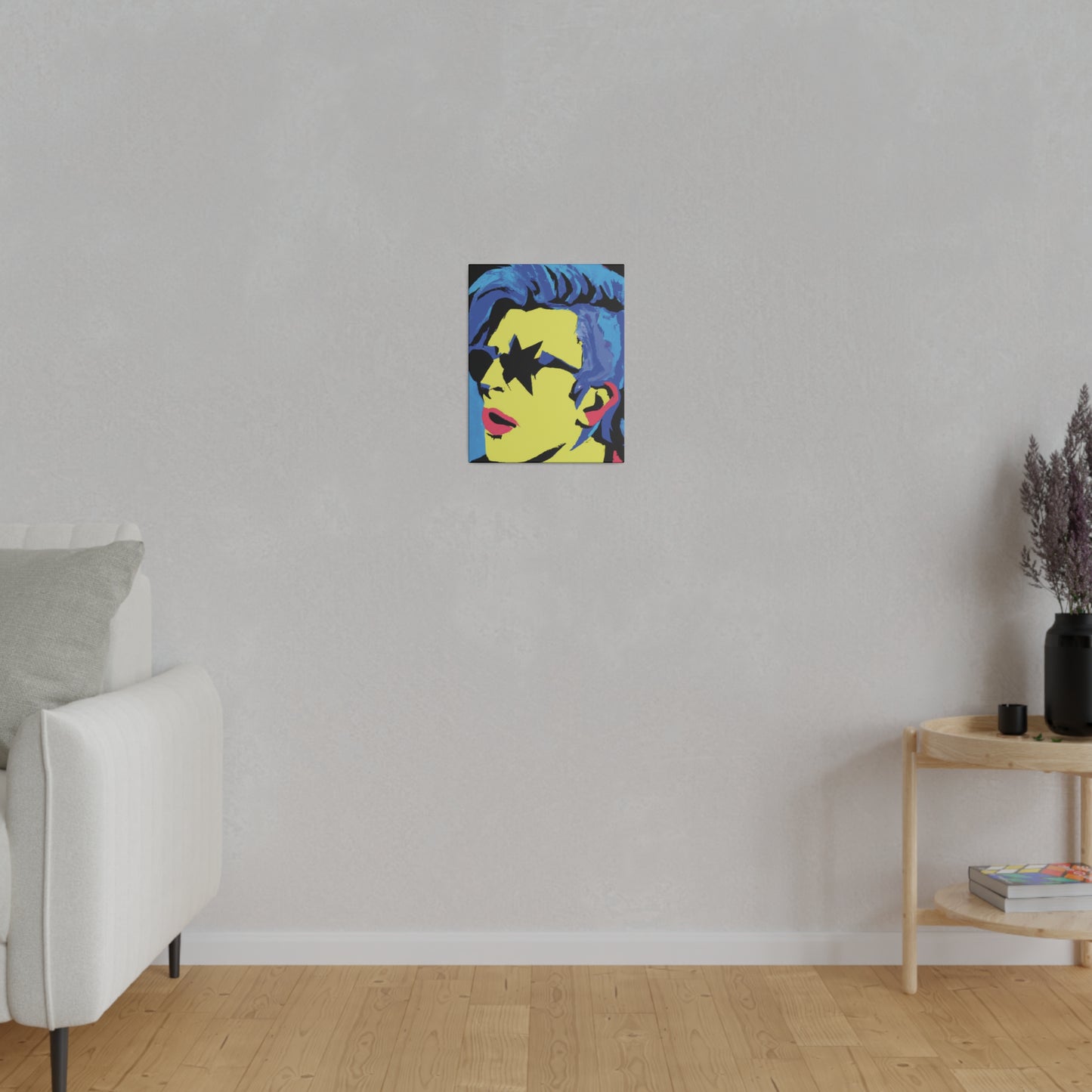 9361F - Rockstar Painting Print | Face | Abstract | Poster | Home Decor | Wall Art | Music Art | Canvas