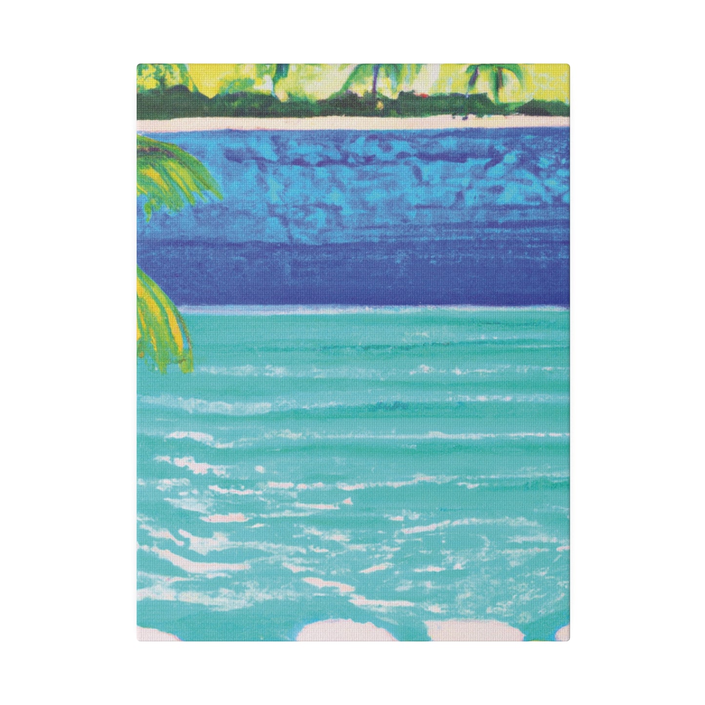 4234Z - Bahamas Ocean Painting Print | Bahamas | Ocean | Beach | Poster | Home Decor | Wall Art | Canvas