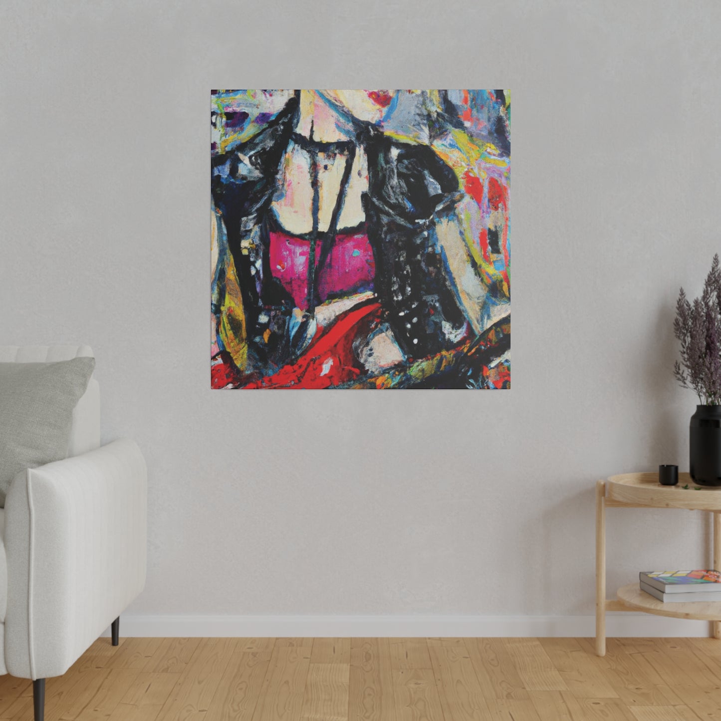 6167B - Rockstar Oil Painting Style Print | Poster | Home Decor | Wall Art | Music Art | Canvas