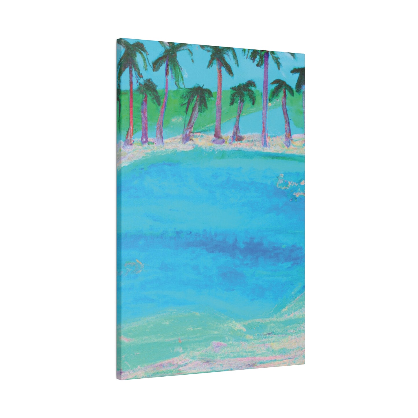 7907S - Bahamas Ocean Painting Print | Bahamas | Ocean | Beach | Poster | Home Decor | Wall Art | Canvas