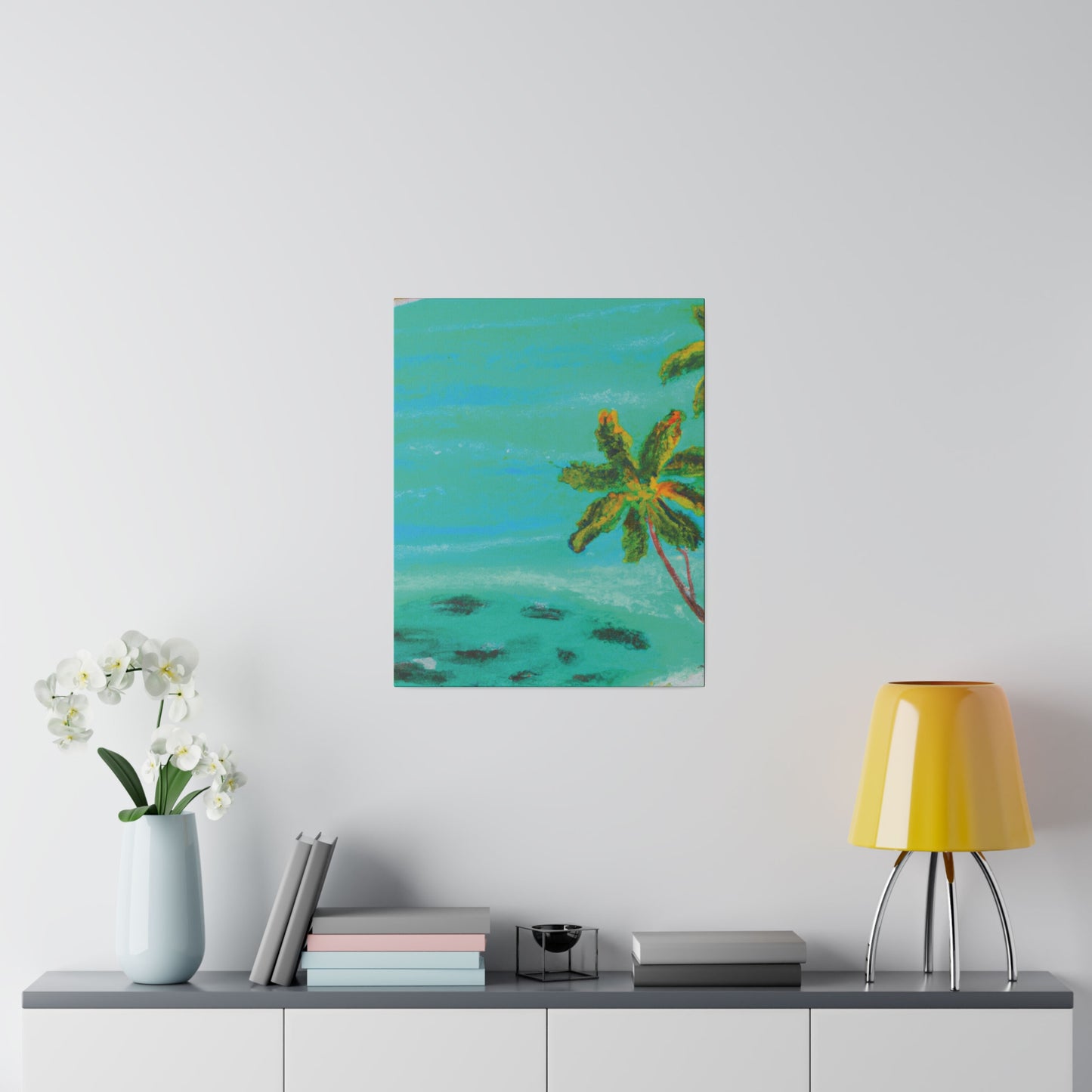 1417P - Bahamas Ocean Painting Print | Bahamas | Ocean | Beach | Poster | Home Decor | Wall Art | Canvas