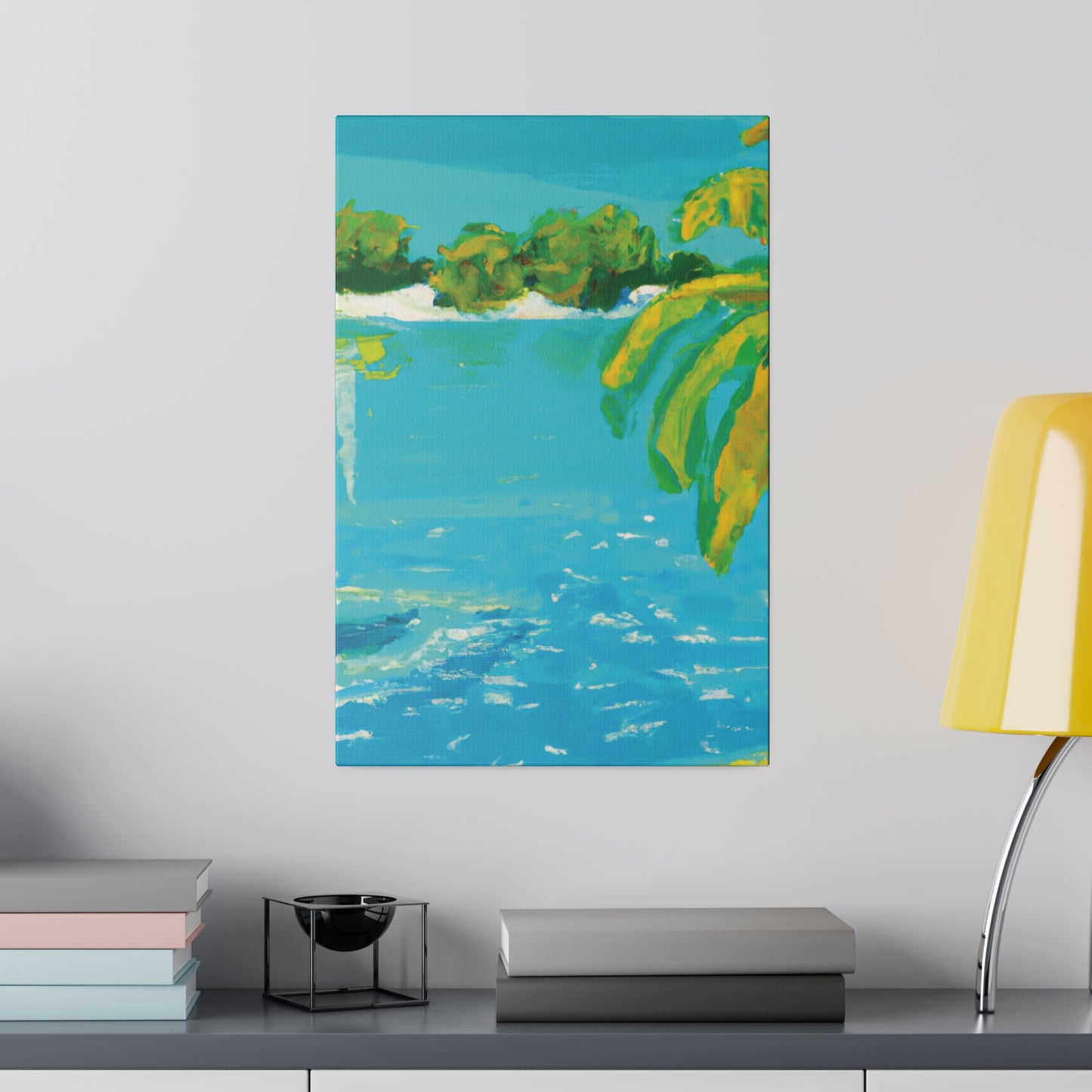 2261V - Bahamas Ocean Painting Print | Bahamas | Ocean | Beach | Poster | Home Decor | Wall Art | Canvas