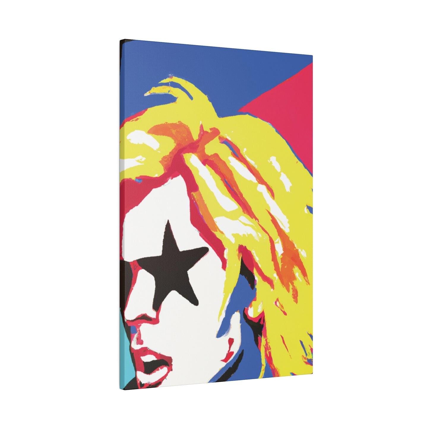 5402P - Rockstar Painting Print | Face | Abstract | Poster | Home Decor | Wall Art | Music Art | Canvas