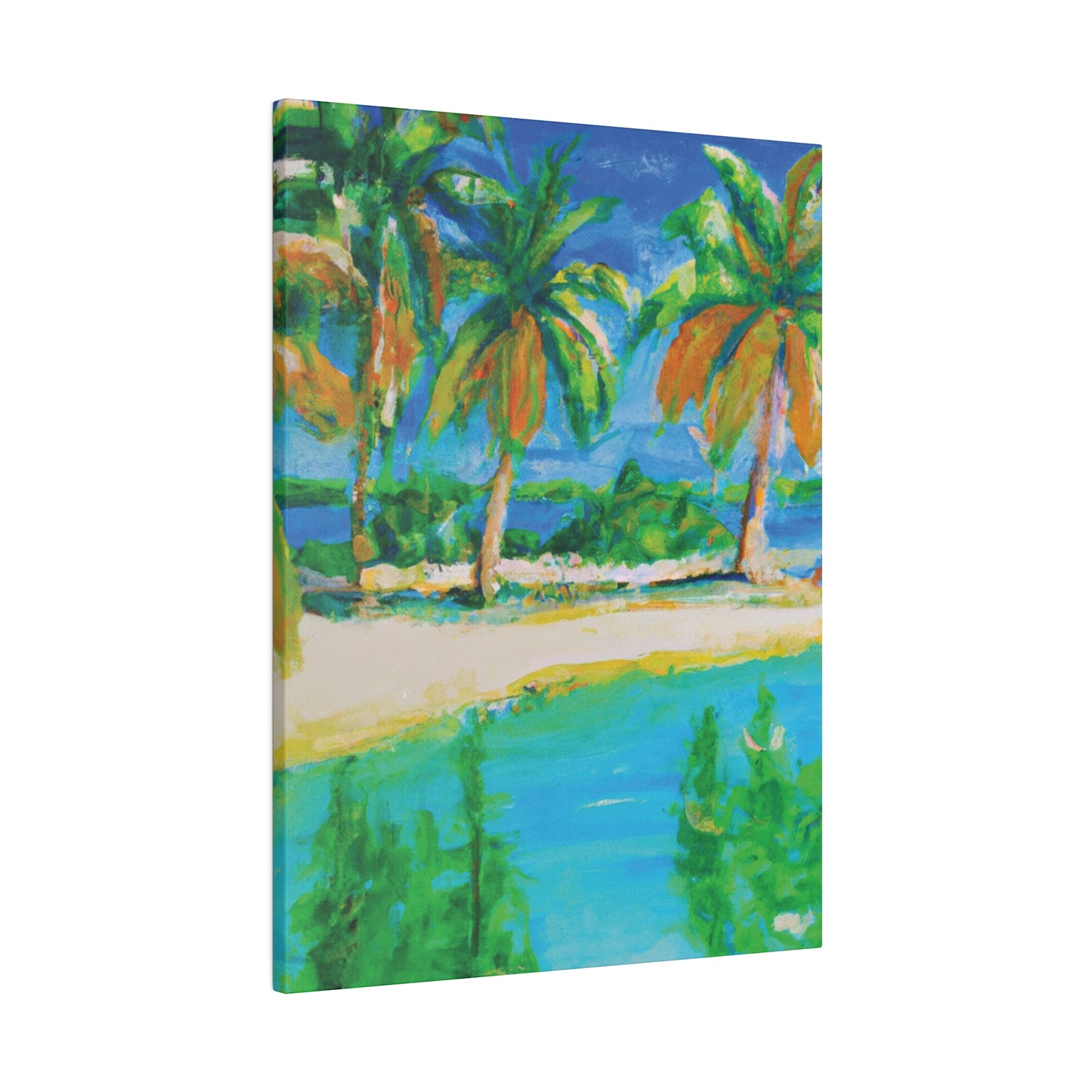 8576A - Bahamas Ocean Painting Print | Bahamas | Ocean | Beach | Poster | Home Decor | Wall Art | Canvas