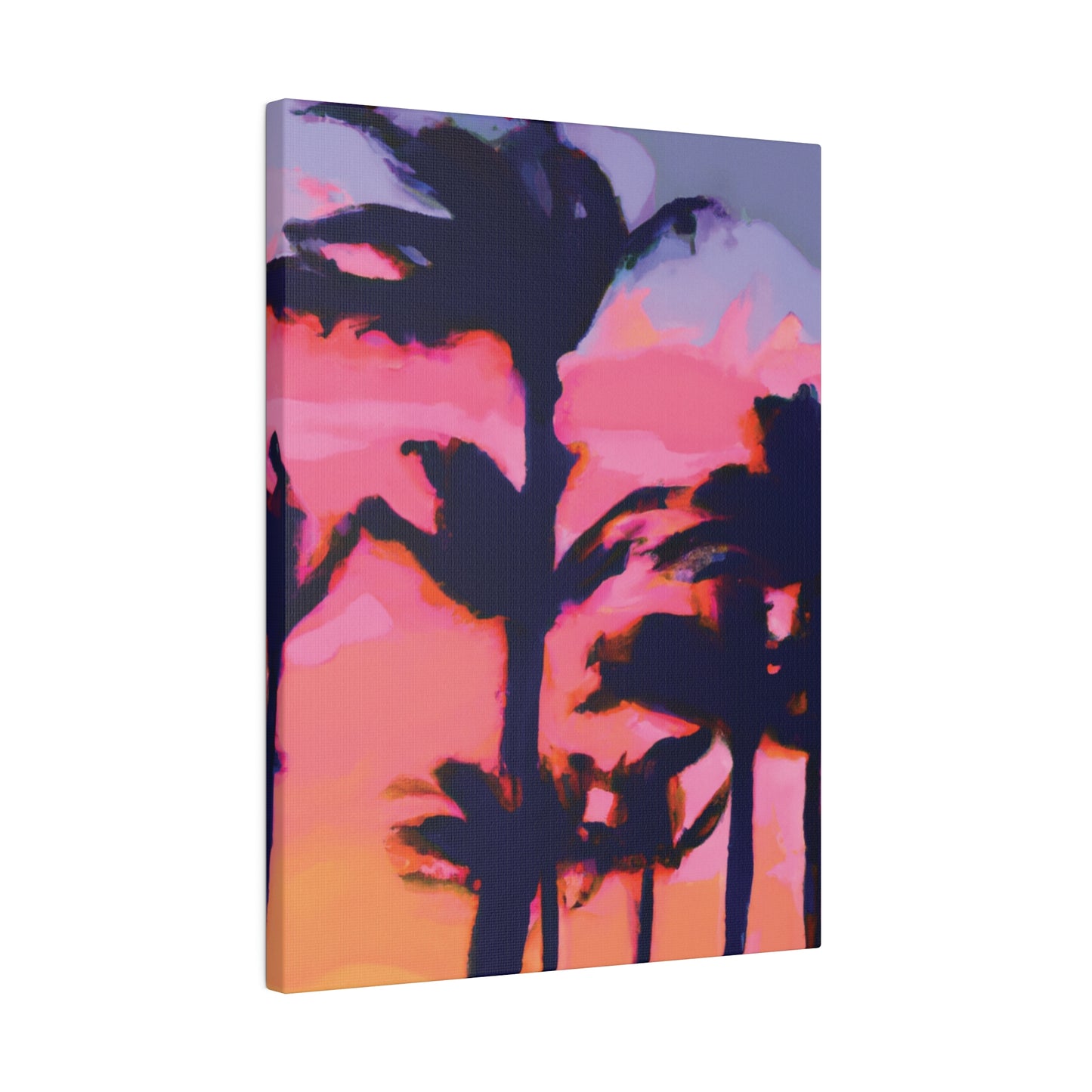 7993P - Miami Beach Sunset Painting Print | Miami | Beach | Sunset | Poster | Home Decor | Wall Art | Canvas