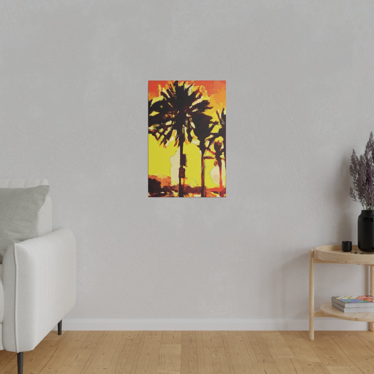 8336Q - Miami Beach Sunset Painting Print | Miami | Beach | Sunset | Poster | Home Decor | Wall Art | Canvas