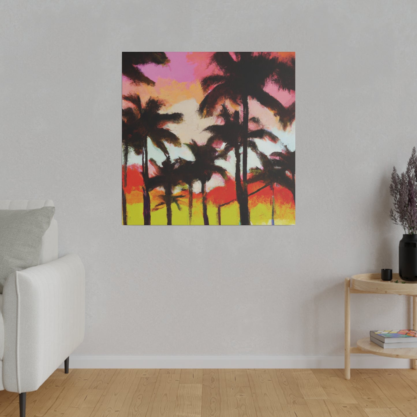 2187U - Miami Beach Sunset Painting Print | Miami | Beach | Sunset | Poster | Home Decor | Wall Art | Canvas