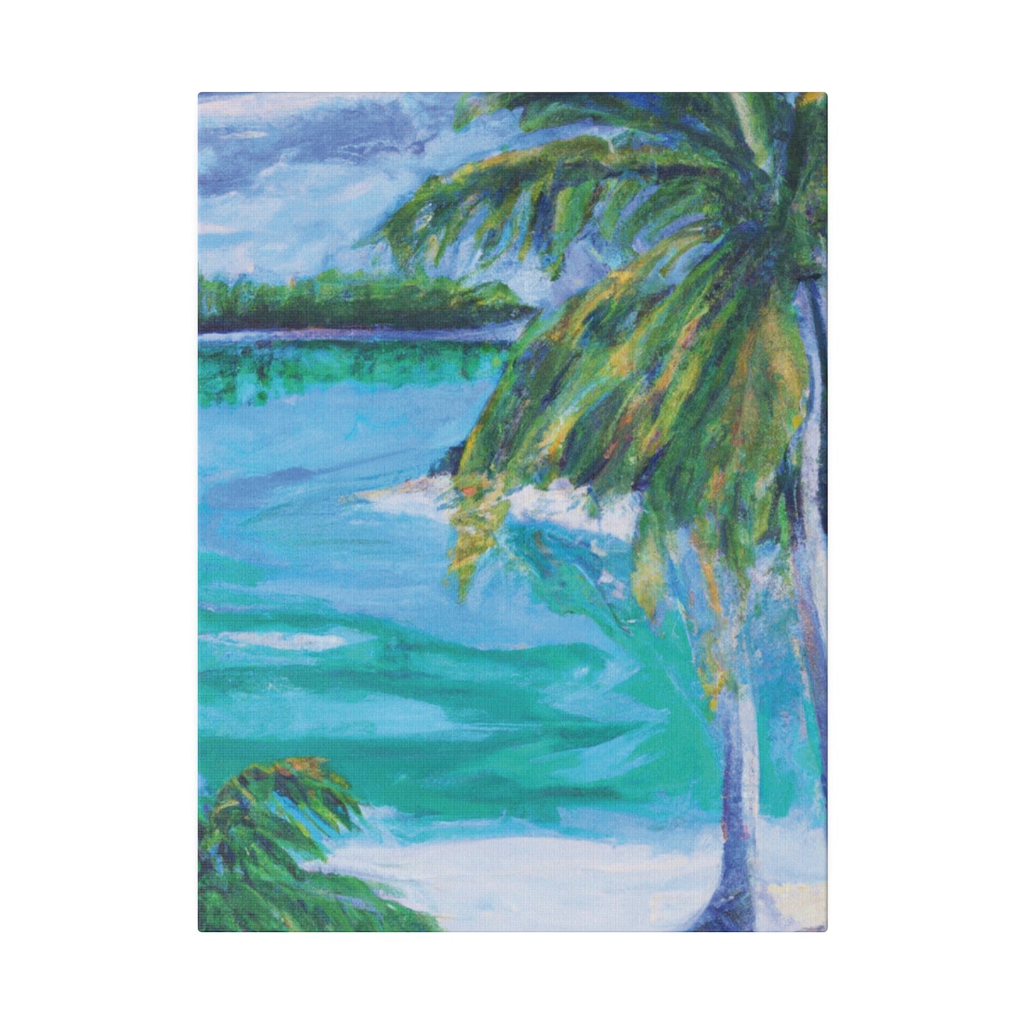 8721Q - Bahamas Ocean Painting Print | Bahamas | Ocean | Beach | Poster | Home Decor | Wall Art | Canvas